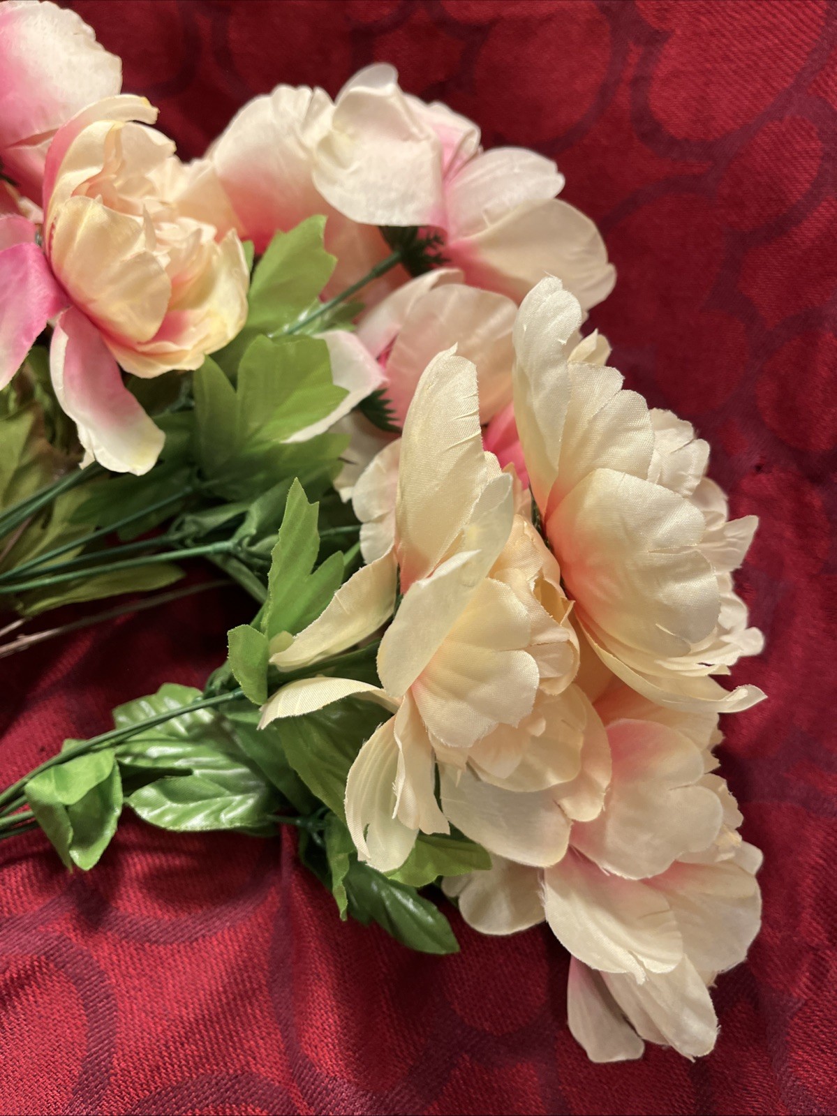 Silk Peony Artificial Fake Flowers Bunch Bouquet Home Wedding Party Decor – 9455