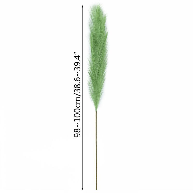 Large Artificial Plant – Pampas Grass Fake Flowers Wedding Bouquet Home Decor