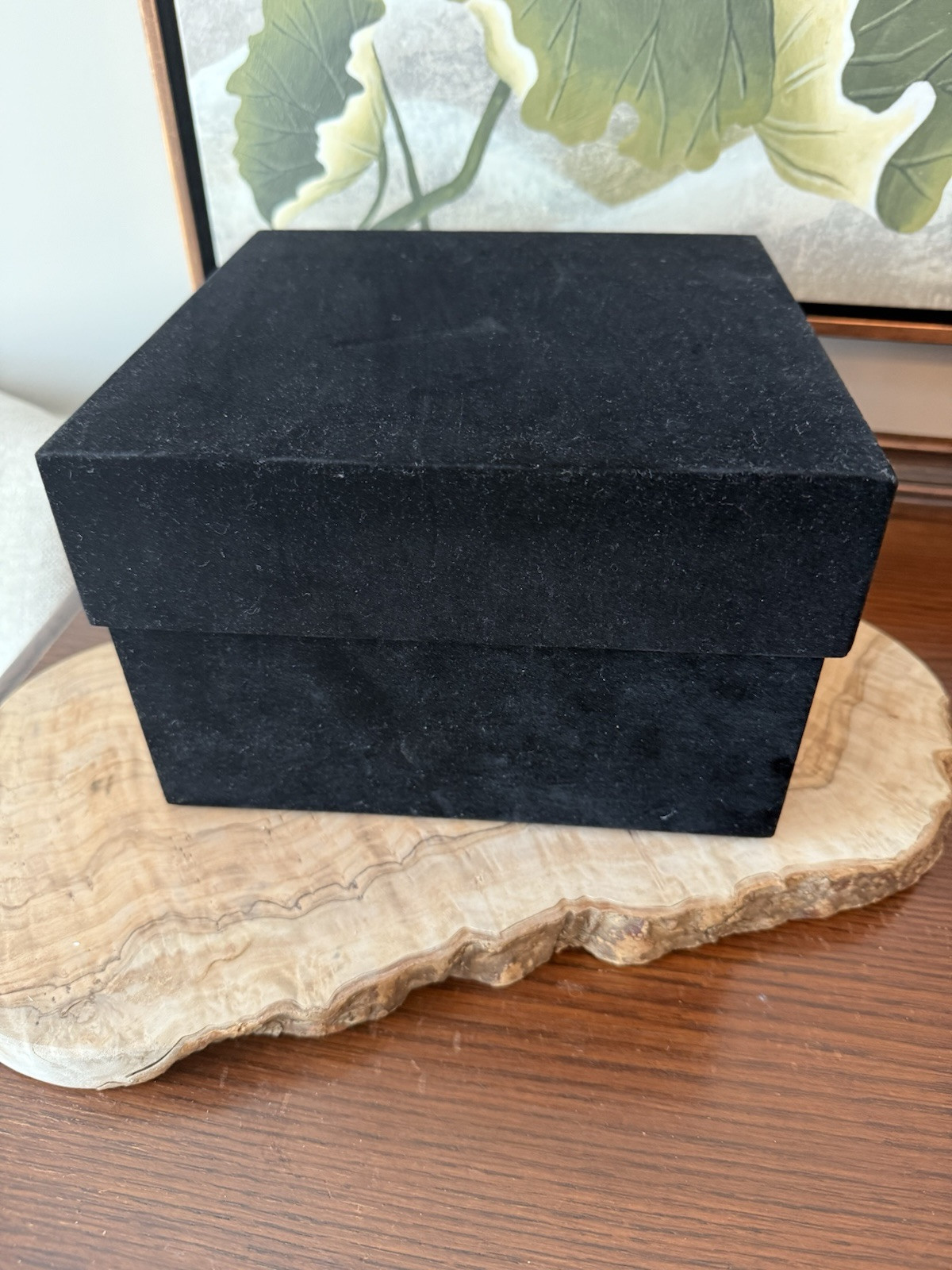 Rose Forever New York Real Preserved 16 White Roses Rose Black Velvet Square Box