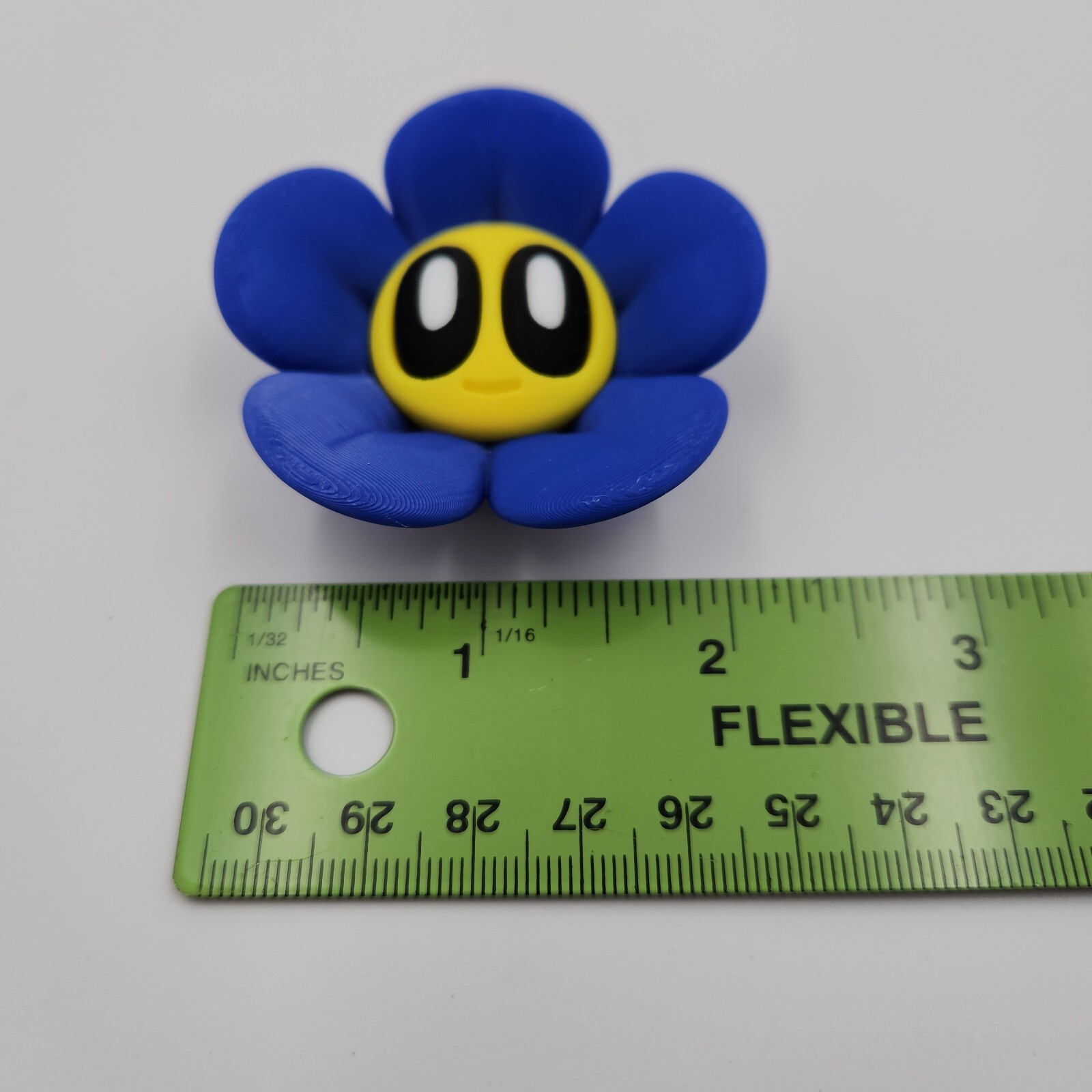 3D Printed Flower Magnets Multicolor 3 Piece Set Holds 2+ Pieces of Paper
