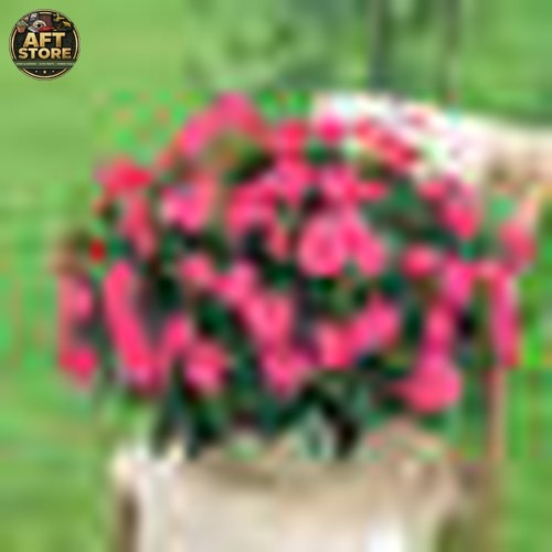 4Pcs Primrue Artificial Impatiens Flowers For Outdoor Decoration