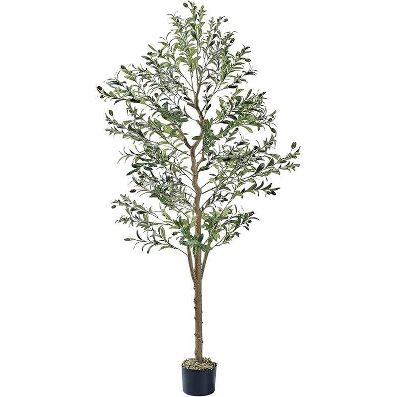 Lifelike Faux Olive Tree Home Office Indoor Outdoor Decor Housewarming Gift New