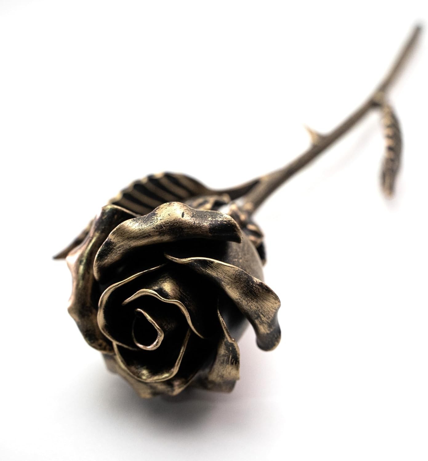 Handcrafted Bronze Rose – Forever Flower Keepsake