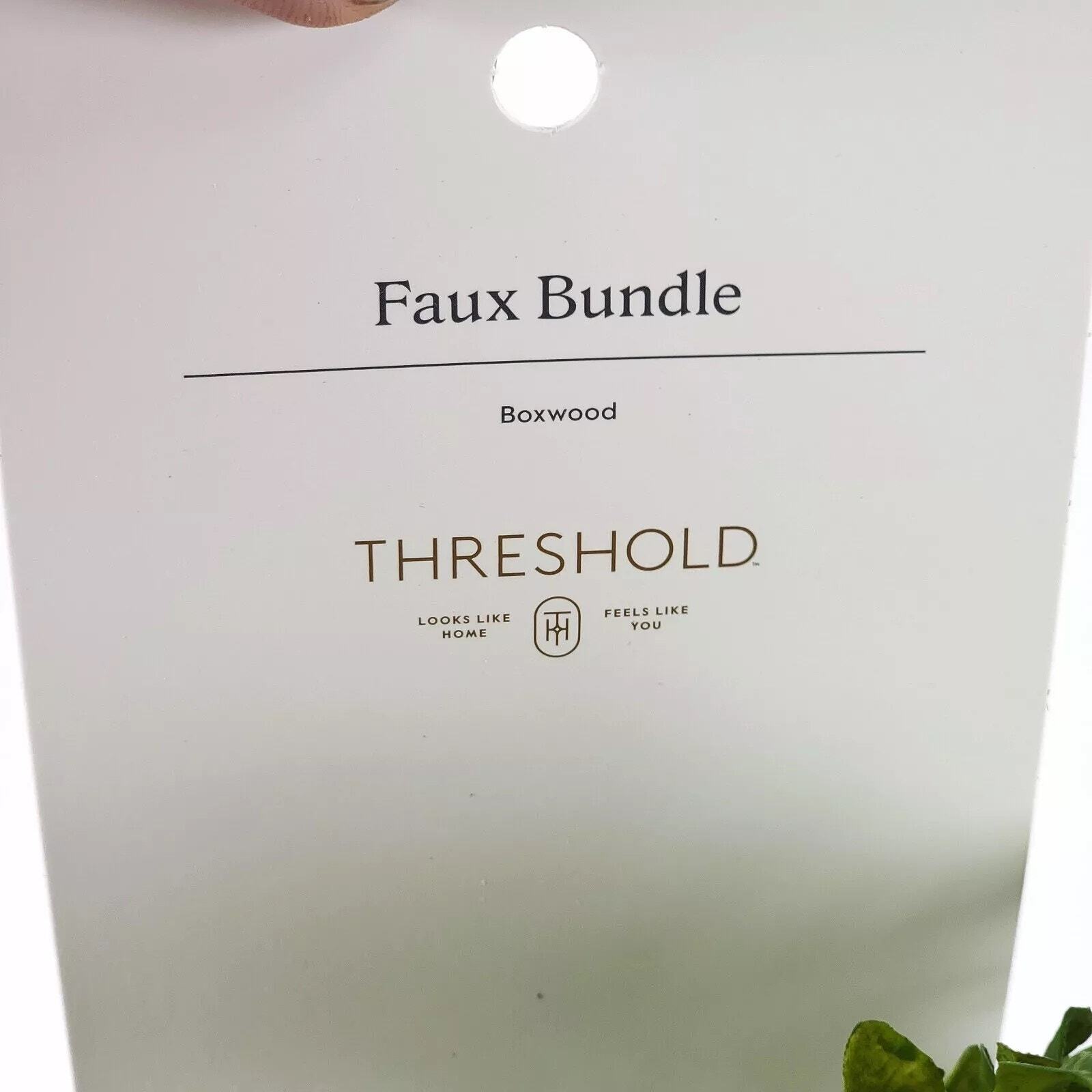 Threshold 8″ Faux Boxwood Blooming Stems for Bouquet or Tabletop Vase NEW Target