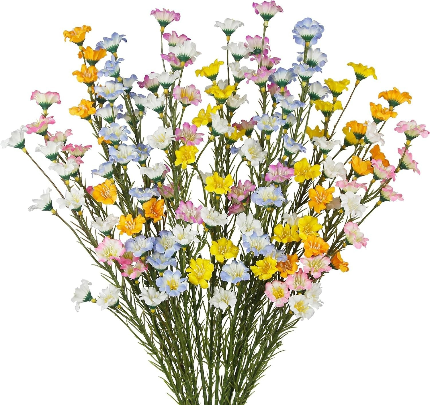 Elegant Silk Wildflowers 16 Pcs – Ideal for Wedding Centerpieces & Bouquets
