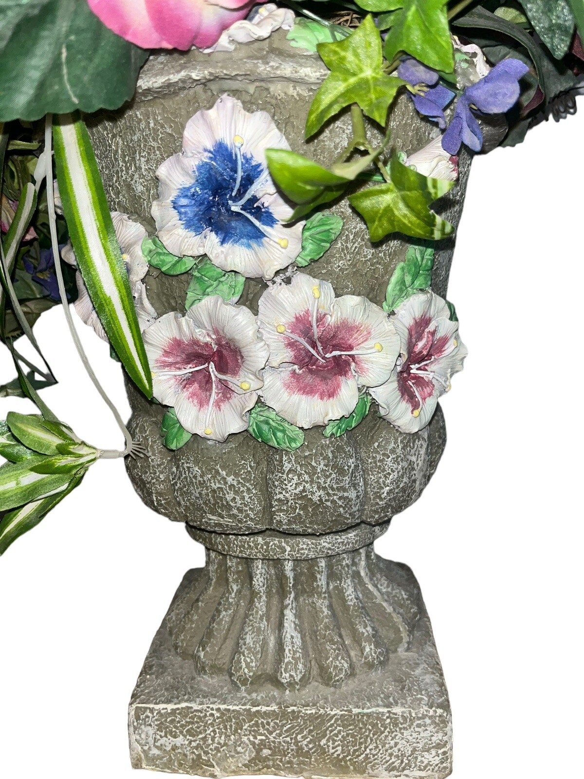 Decorative Planter Faux Greenery Floral Home Decor Large Sized