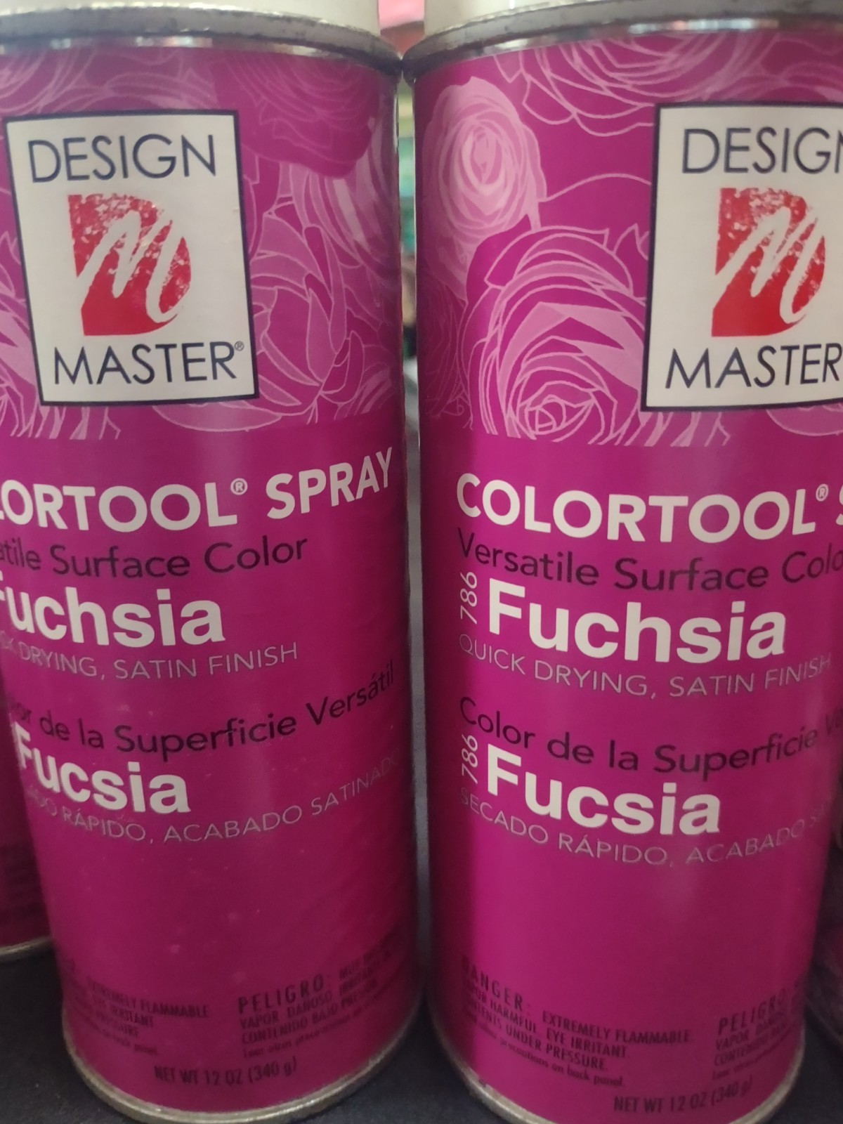 Design Master Colortool, Fuchsia Spray Paint for Floral Design & Craft Projects