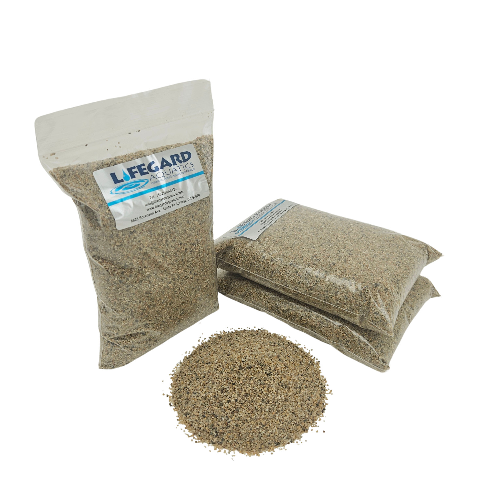 Black Aquarium Sand Made in U. S. A. 5, 10, 25 LBS