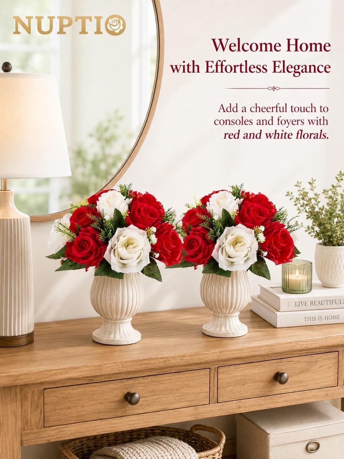 Artificial Flower Balls for Centerpieces – 15 Heads