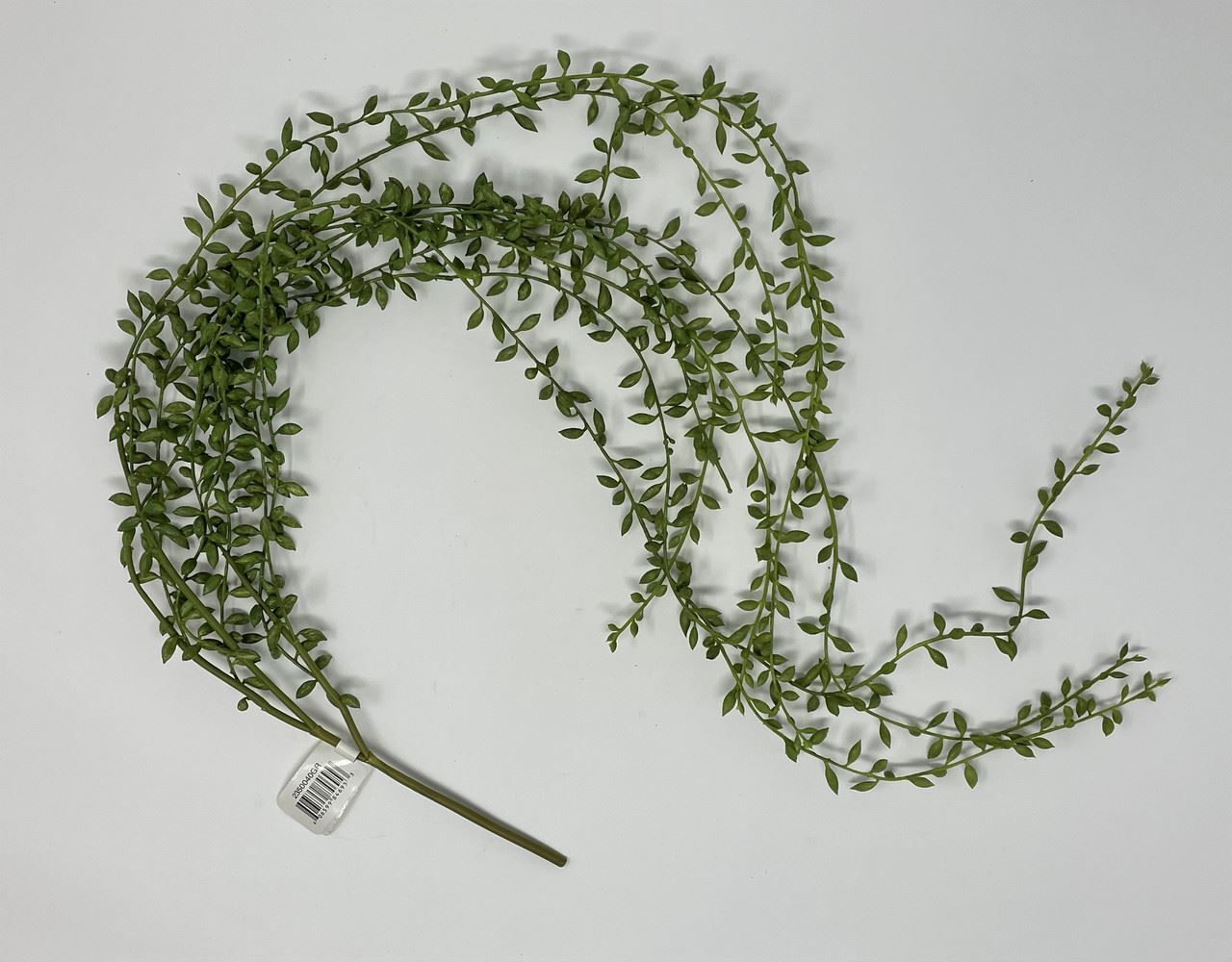 (1) Artificial 33 inch Thin Hanging BUTTON SEED Leaf Bush, Plastic, HOME DECOR