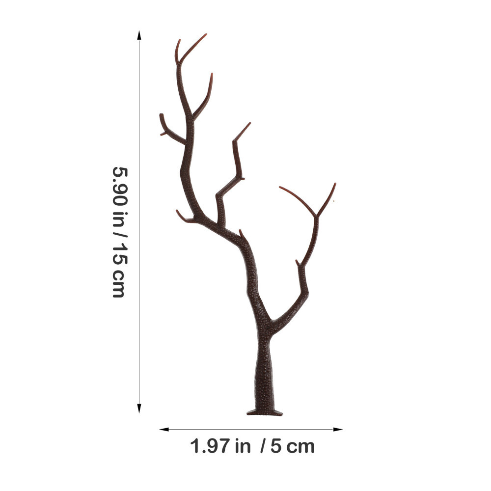 10 Pcs Dry Branch Decor Christmas Embellishment Ornaments Office