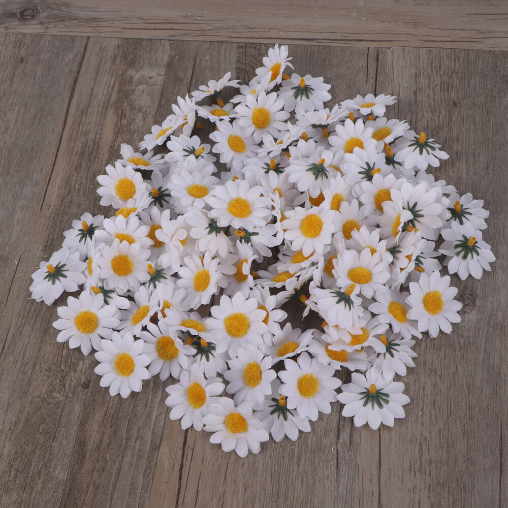 Daisy Flowers Heads DIY Beautiful Gerbera Head for Baby Shower Party Decoration
