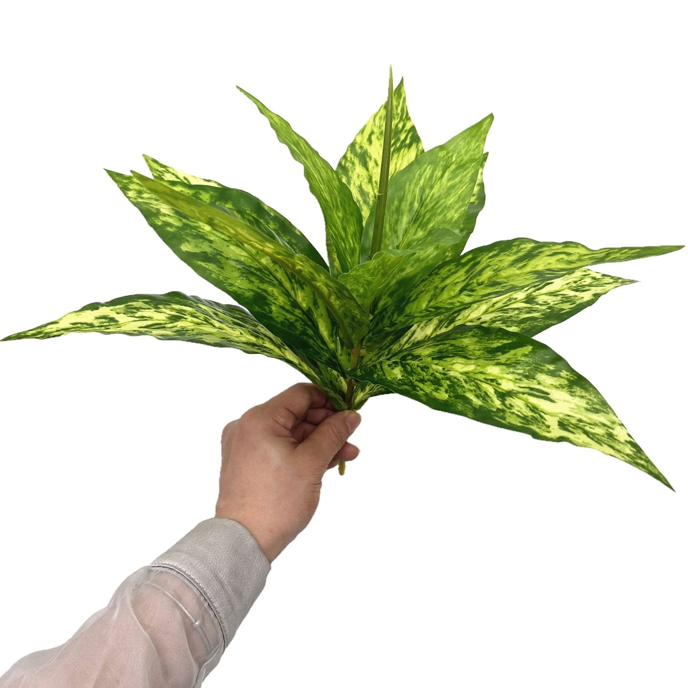Artificial Agave Fake Plants, Faux Shrubs Grass Bushes Plant Plastic Flowers …