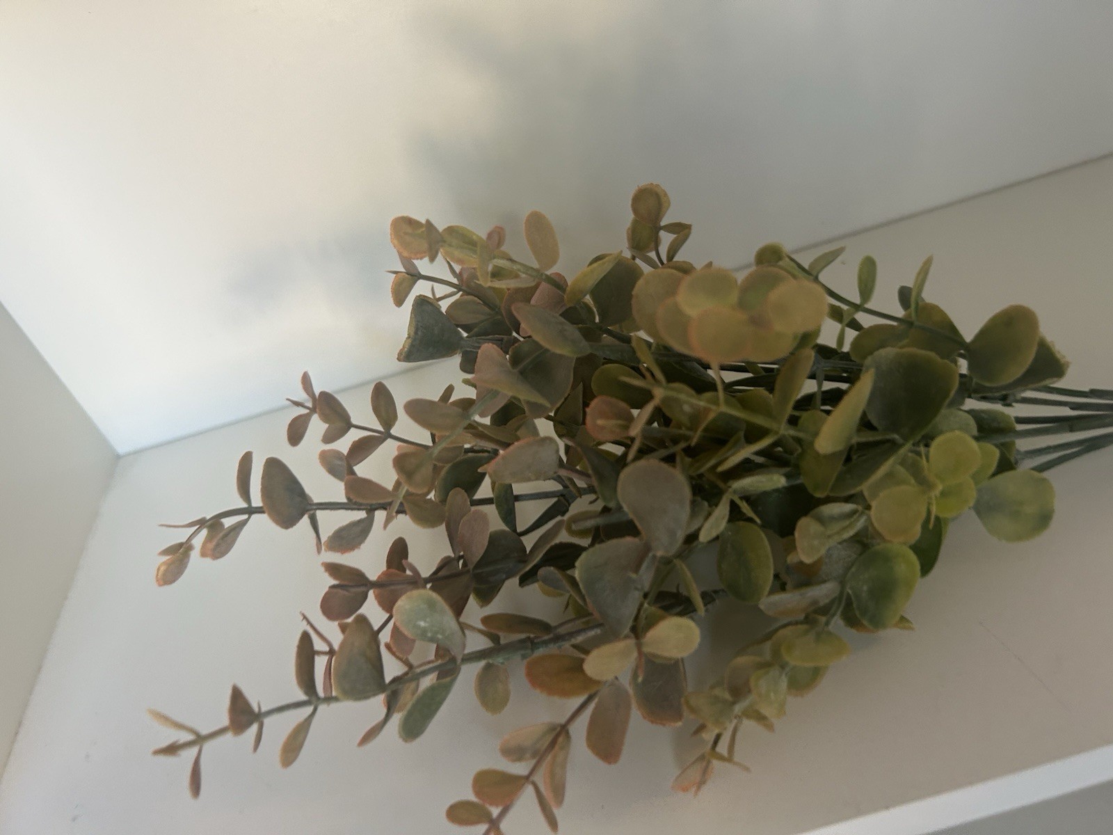 Eucalyptus Bush Artificial Green Pink 13” High Quality