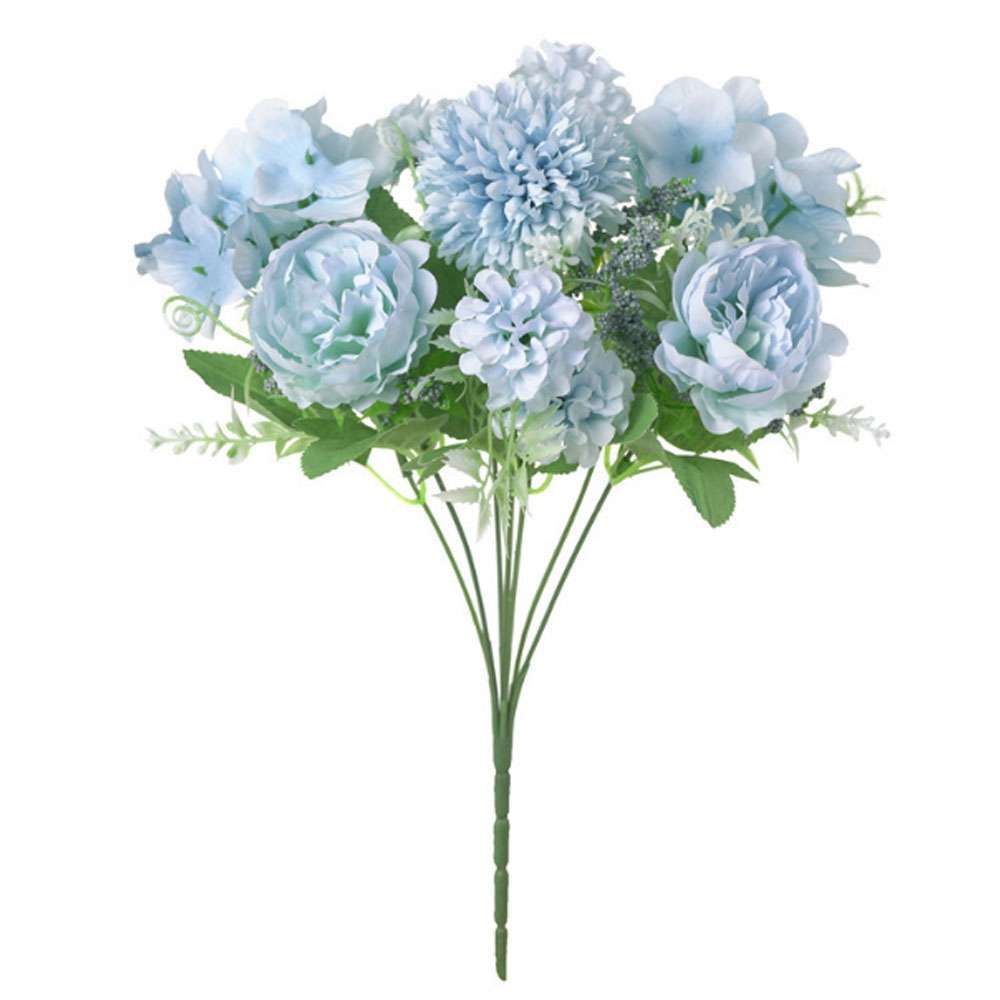 1/2PCS Artificial Silk Peony Fake Flowers Bunch Bouquet Home Wedding Party Decor