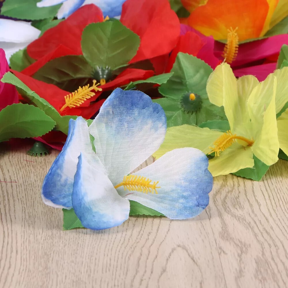 36 Pcs Fake Flower Tropical Party Decoration Supplies Artificial Flora Desktop