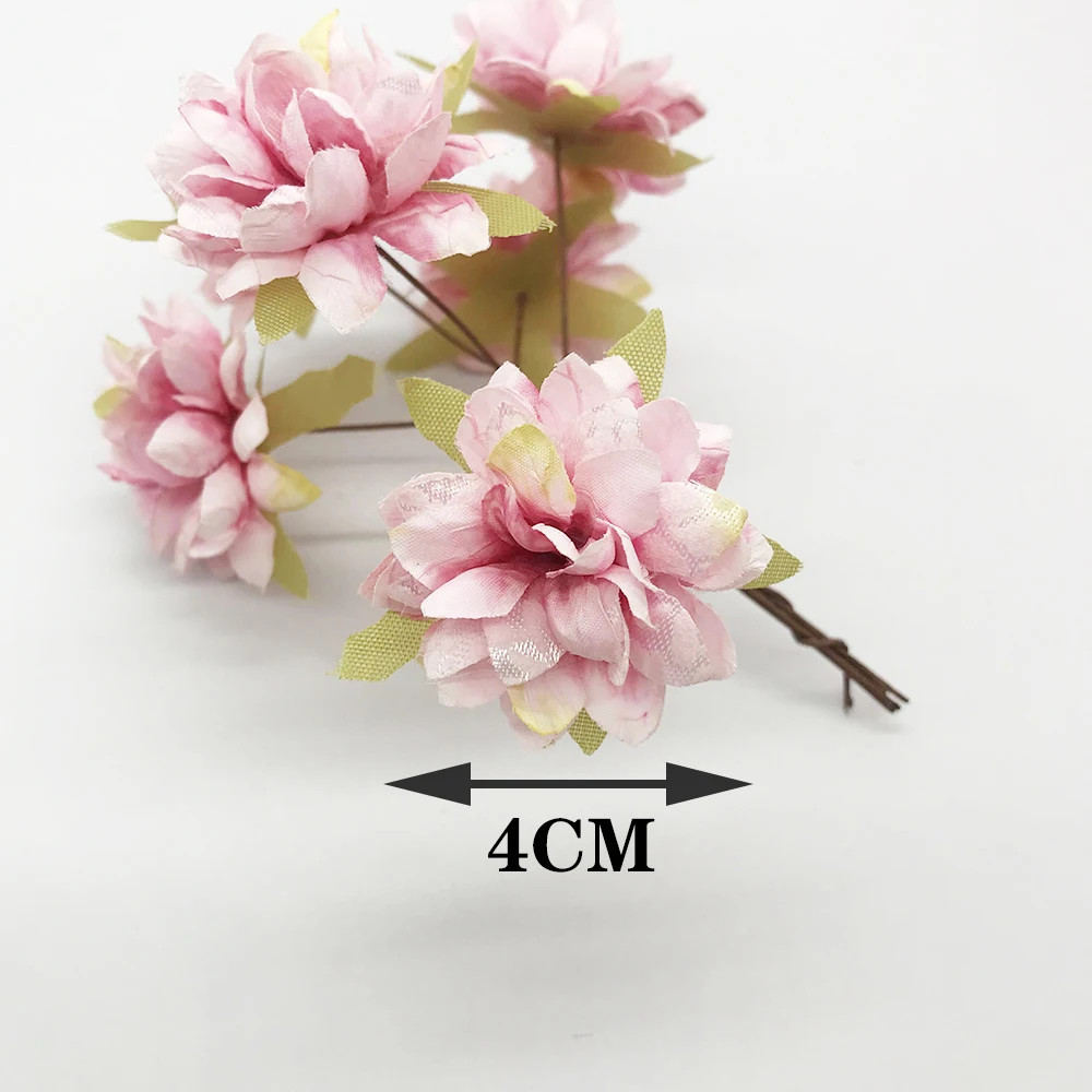 Artificial Flower Silk Peony Home Christmas Handmade Decorative Flower Wall Garl