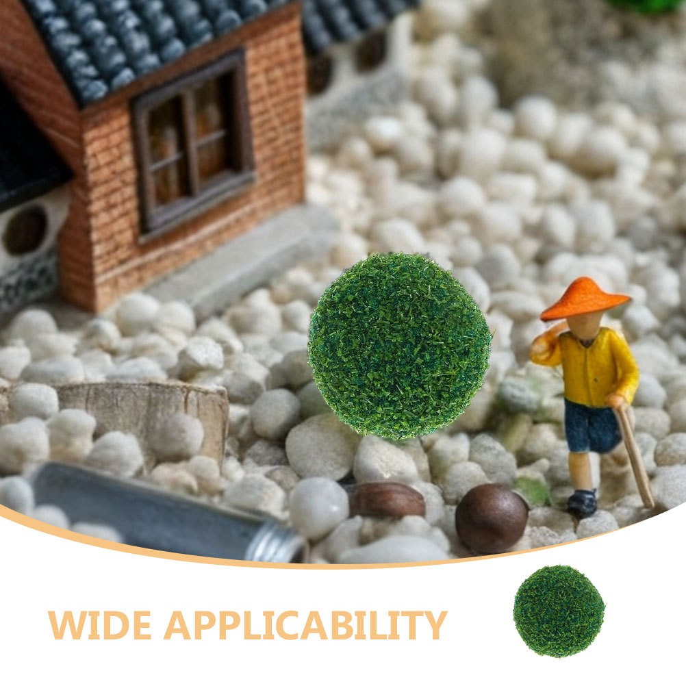 10 Pcs Miniature Artificial Plant Spheres For Fairy Garden And Model Building