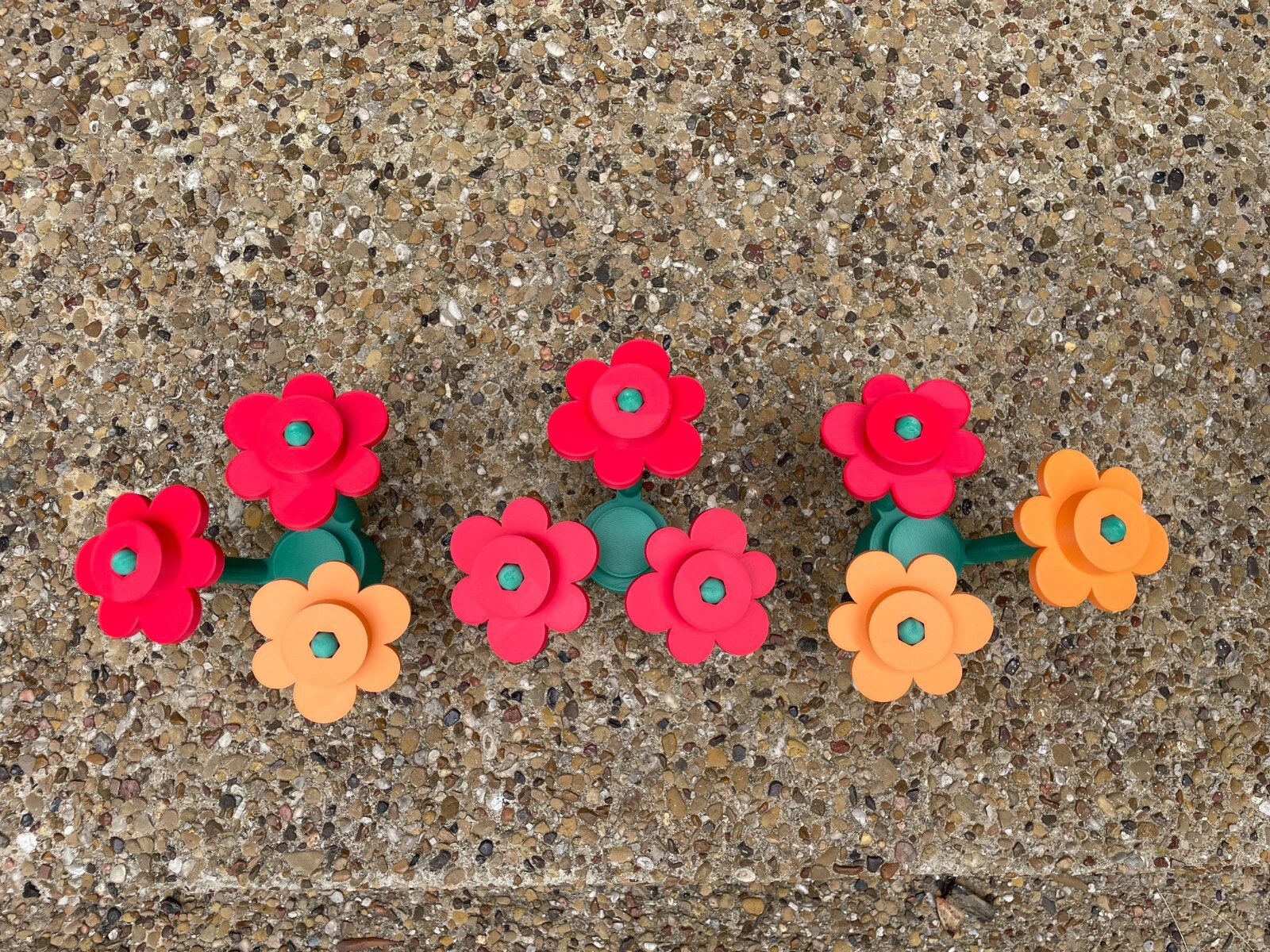 NEW Large Scale Building Bricks Flowers Jumbo Size Floral Bouquet 3D Printed NEW