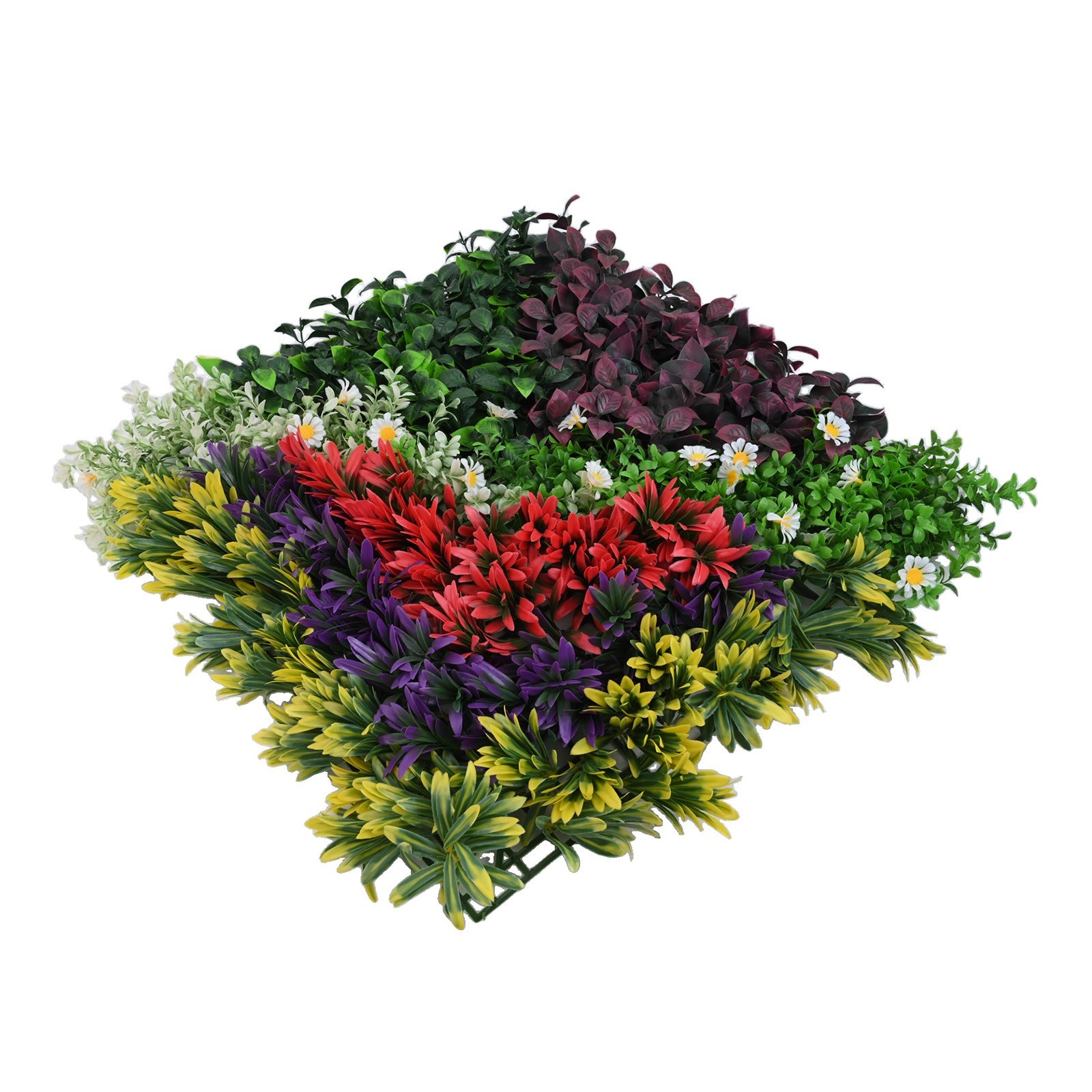 Maintain a Green Look Year round Artificial Plant Flower Wall Panels 50*50CM