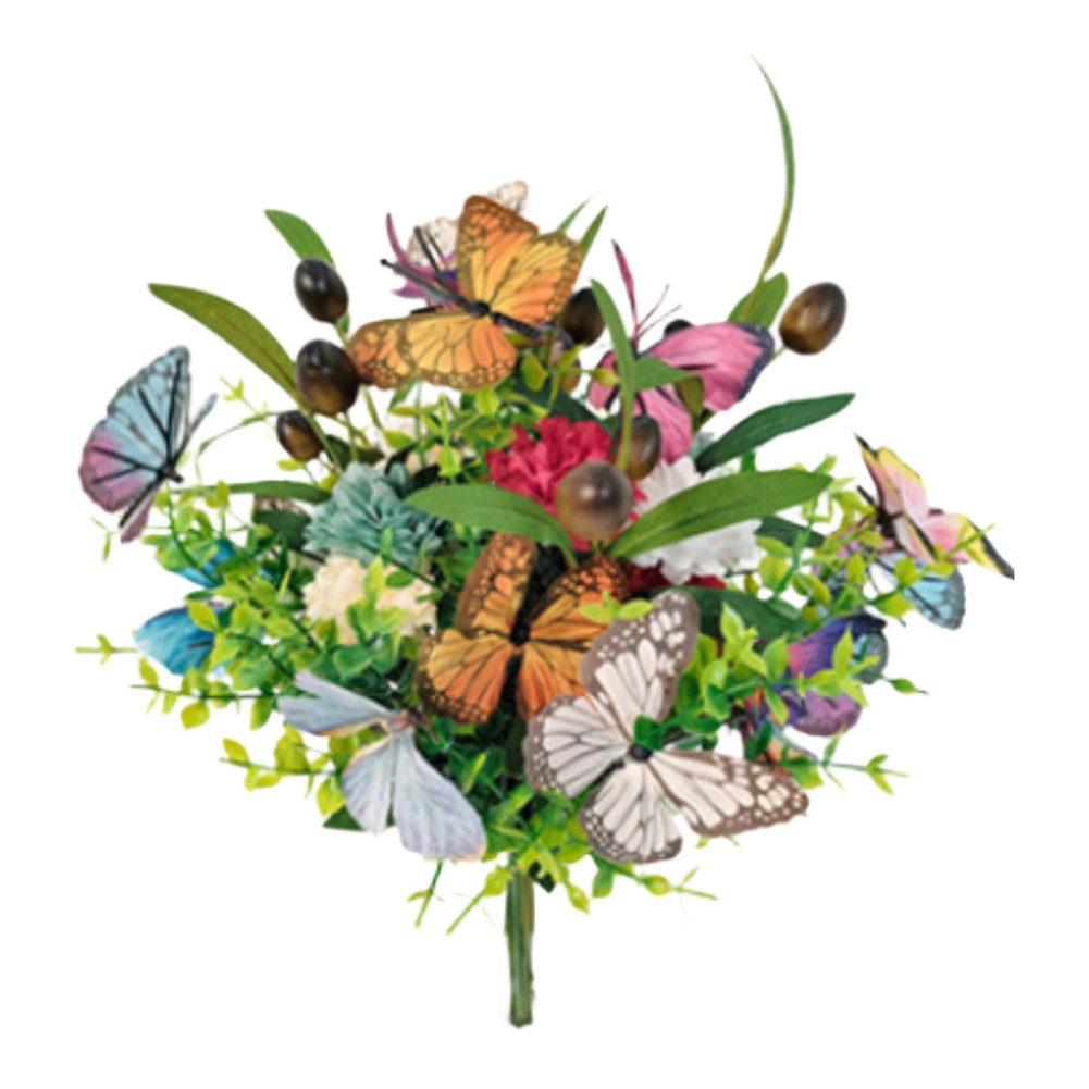 3D Butterfly Artificial Flowers for Party Decoration Garden Wedding Home Setup