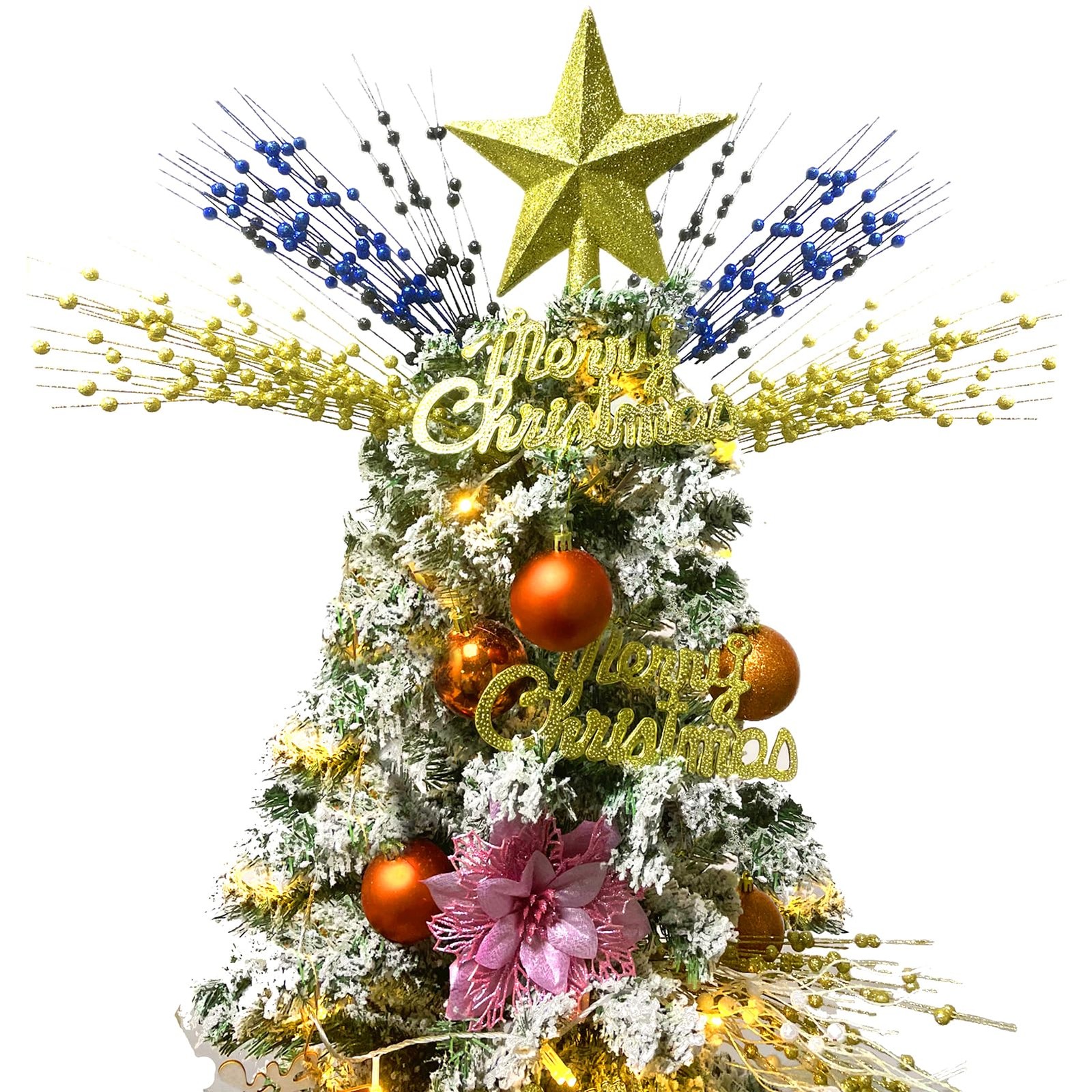 Christmas Artificial Glitter Berry Stem Decorations Decorative Bead Sticks Xm…