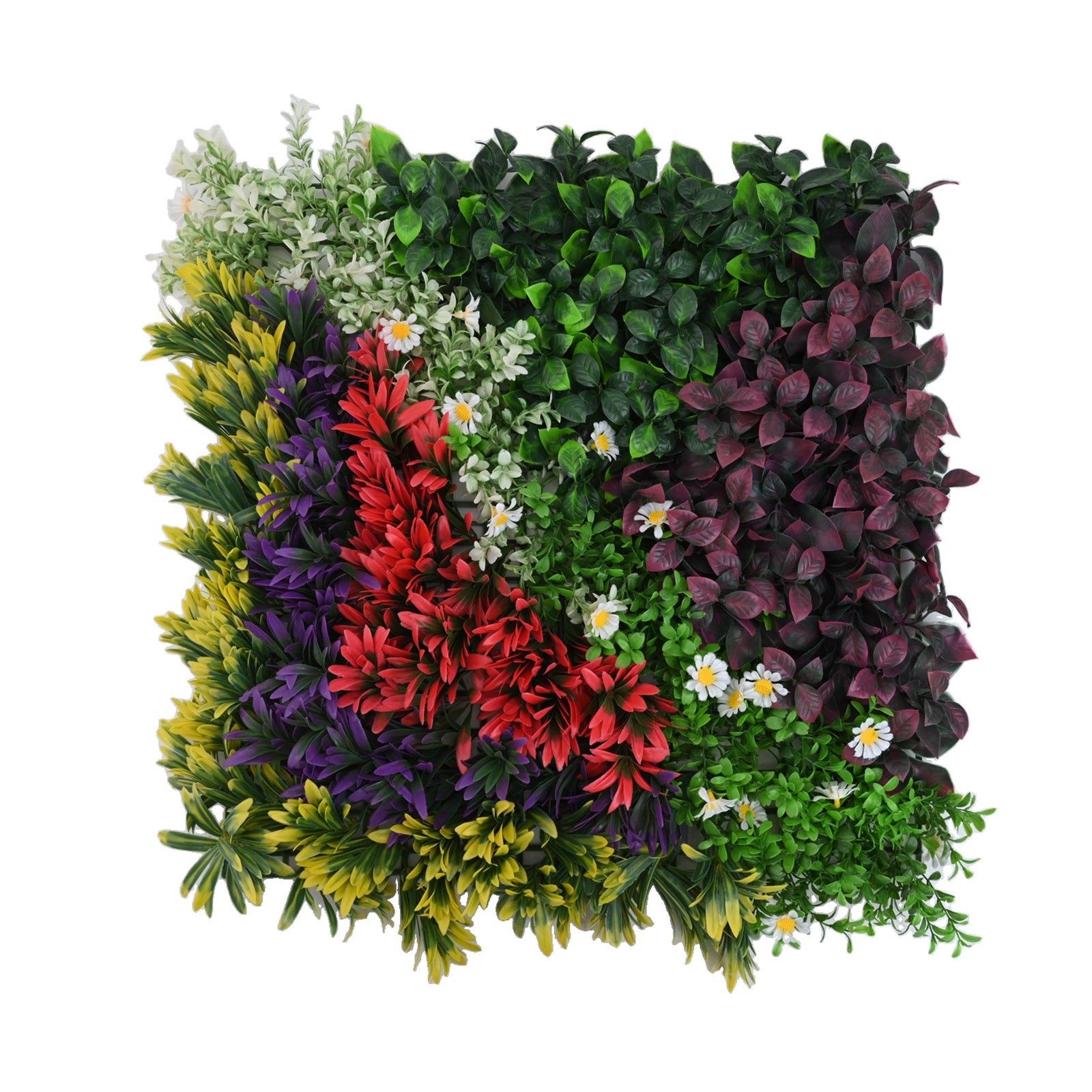 Maintain a Green Look Year round Artificial Plant Flower Wall Panels 50*50CM
