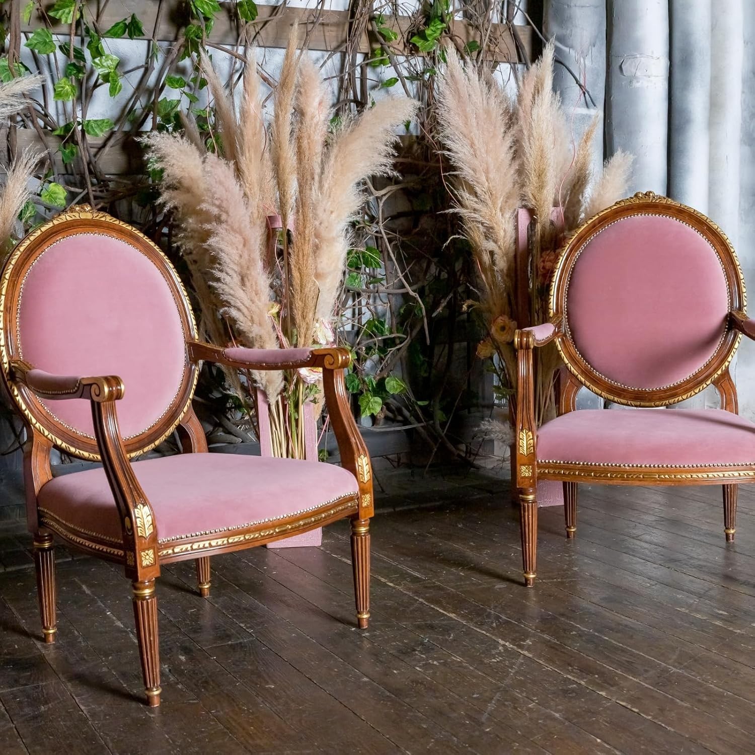 40-Inch Cream Pampas Grass Decor Tall 10-Pcs XXL Size Natural Boho Plants Dec…