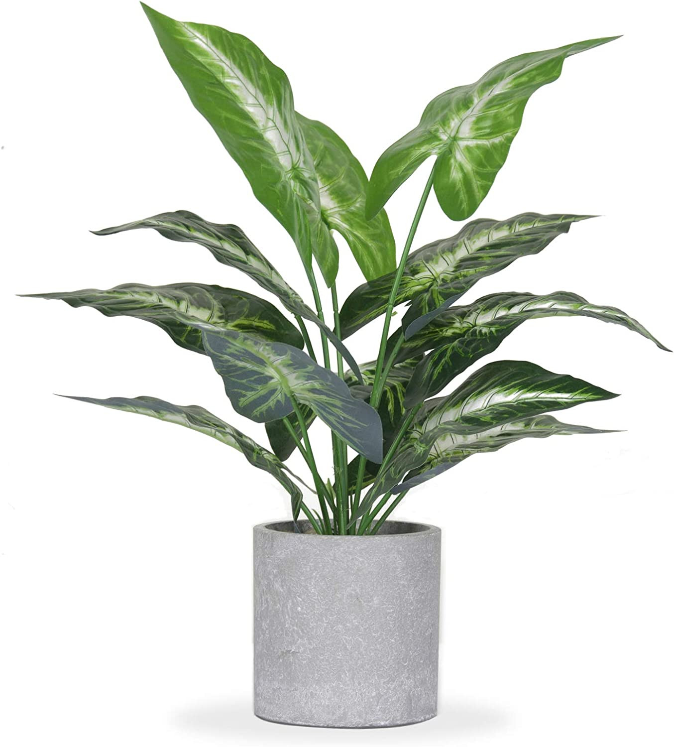 16″ Small Fake Potted Plants for Office Desk Shelf Bathroom Home Decor