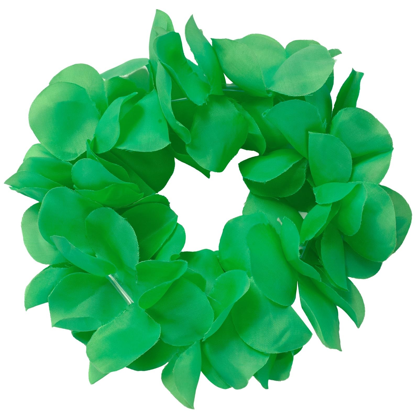 Hawaiian Flower Leis Luau Wreath Set, Green Leis for Halloween Costume Tropic…