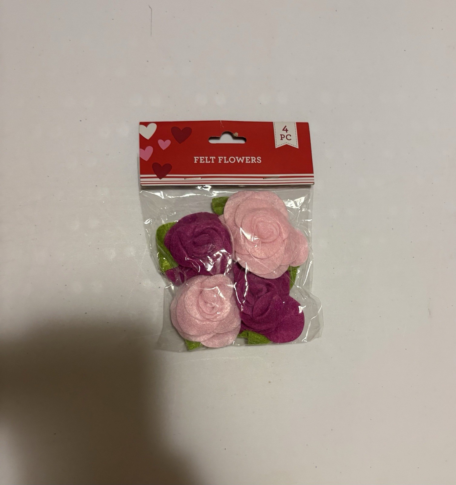 Felt Flowers- Set Of 4