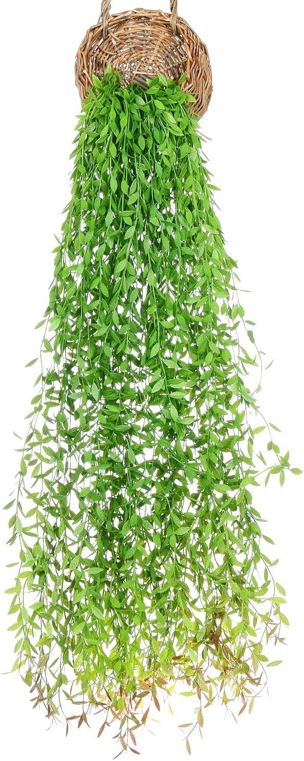 Naturalistic 6PCS Artificial Greenery Vines – Durable Decor for Any Occasion