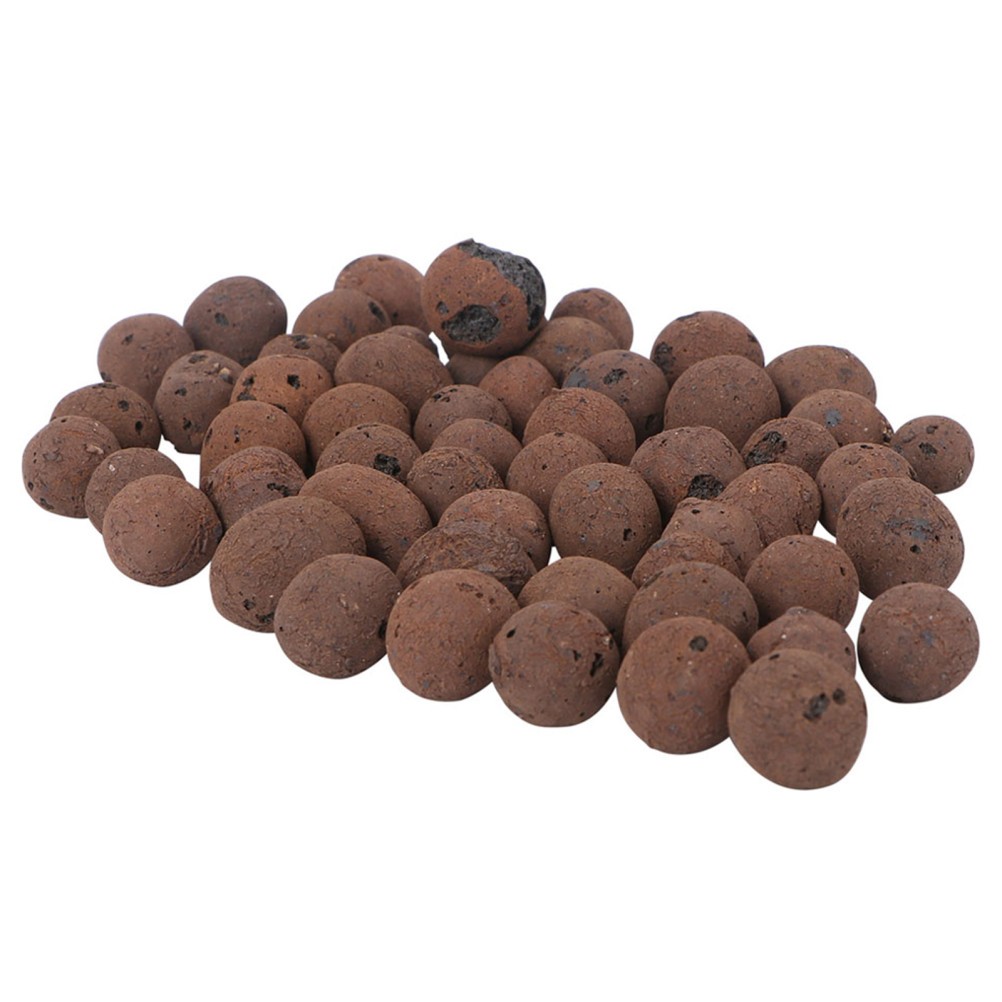 1 Bag Plant Clay Pebbles for Hydroponics – 2.2 Lbs 10-14mm Natural Clay Balls