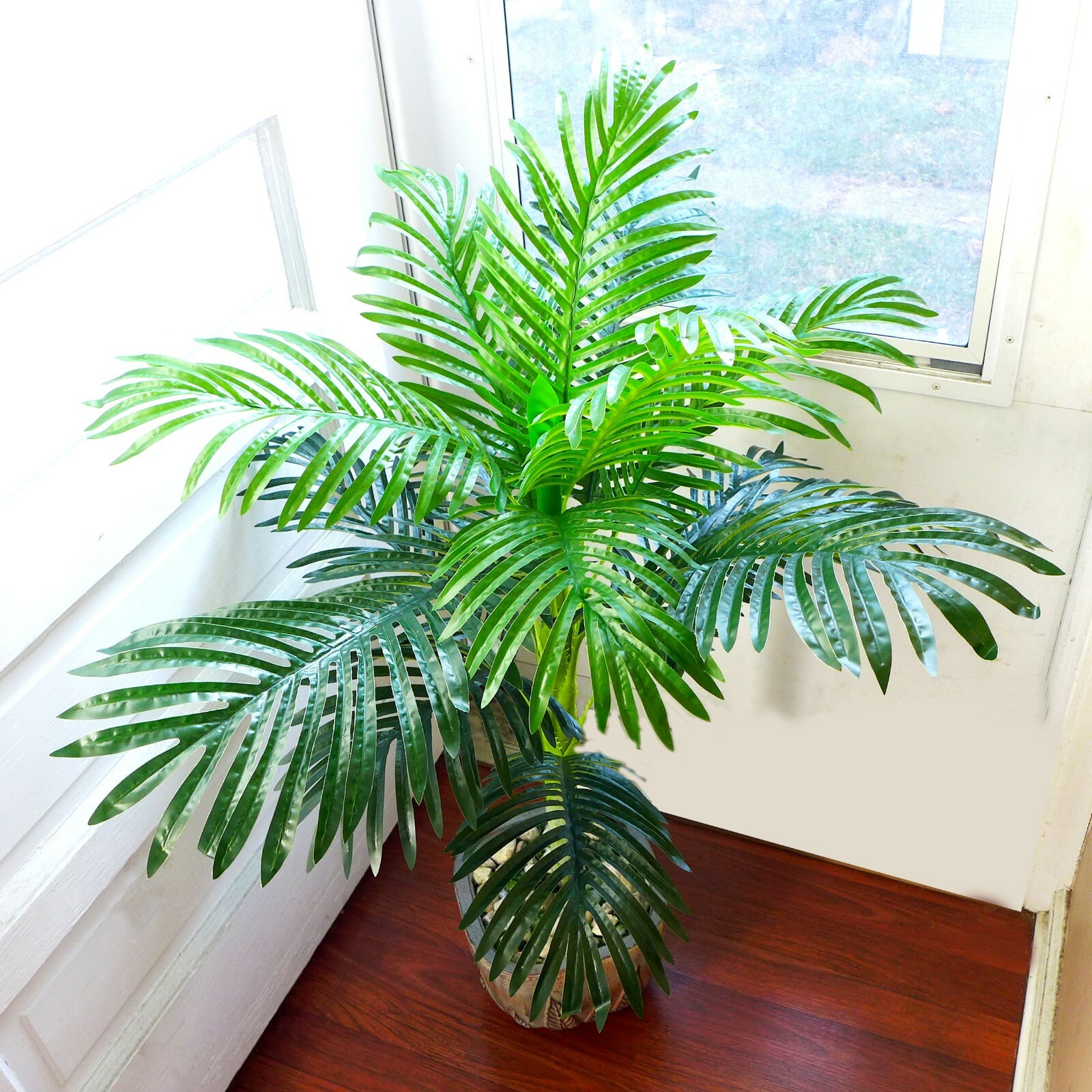 32″ Height Artificial Plant 15 Leaves Palm Tree Paradise Bush