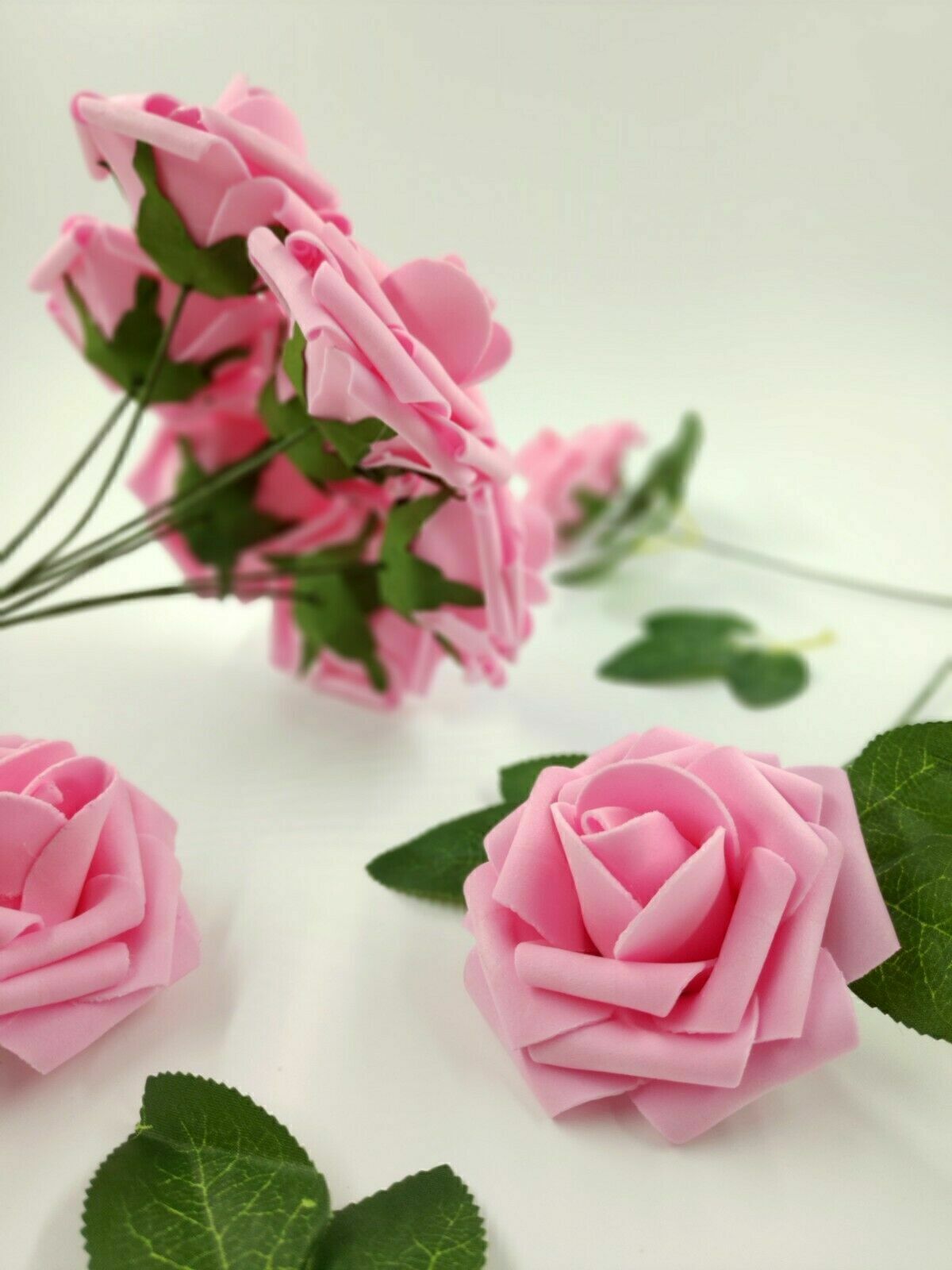 Artificial Flowers Fake Plants Decor Bundles Vine Hanging Outdoor Home Garden