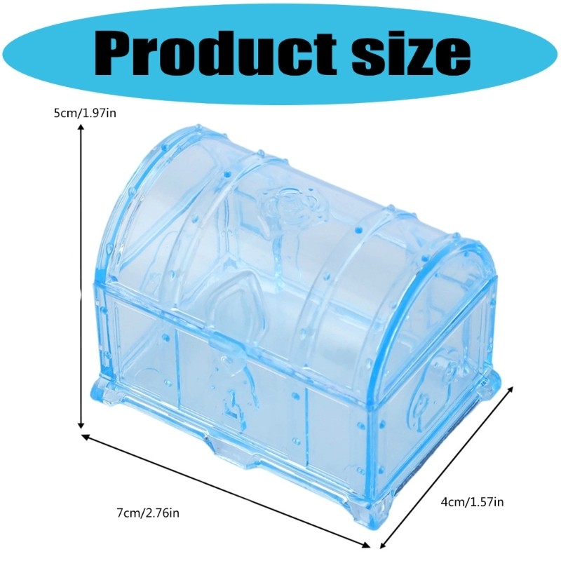6pcs Luxurious European Favor Holder For Special Occasion Practical Candy Box