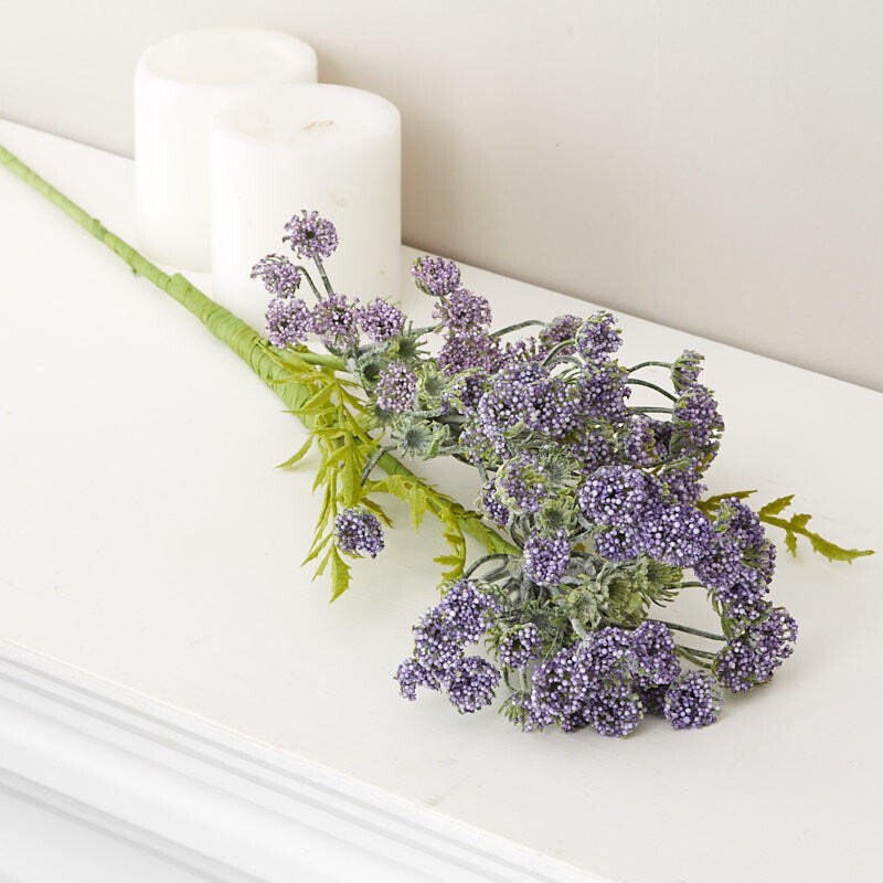 Pack of 2 Purple Artificial Queen Anne’s Lace 25″ Floral Sprays