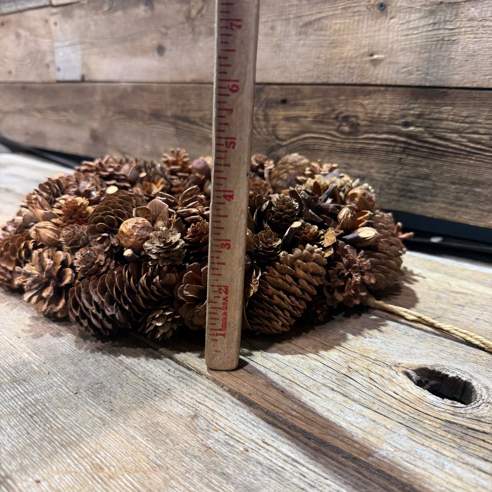 Woodland Aesthetic, Handmade Wreath, Pinecones & Acorns, Rustic