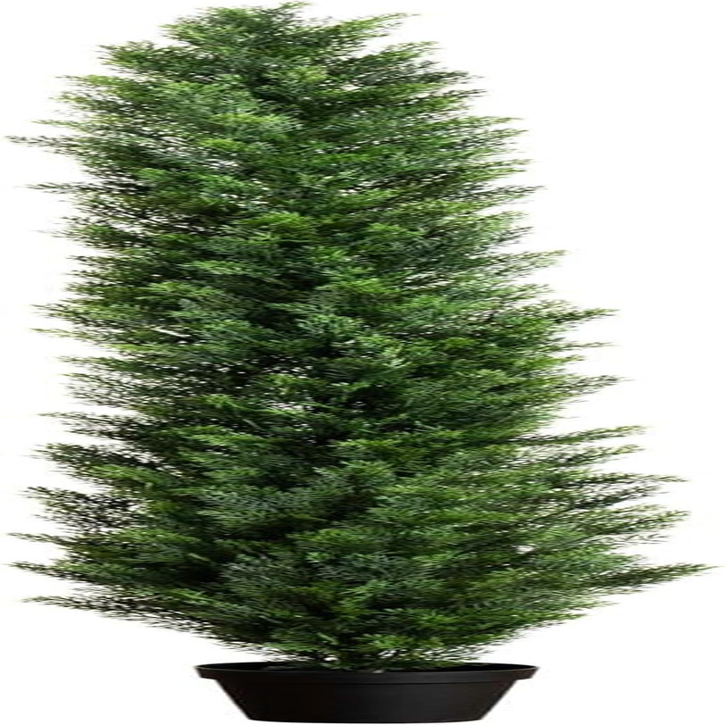9Ft. UV Resistant Artificial Cedar Pine Tree for Indoor/Outdoor Decor