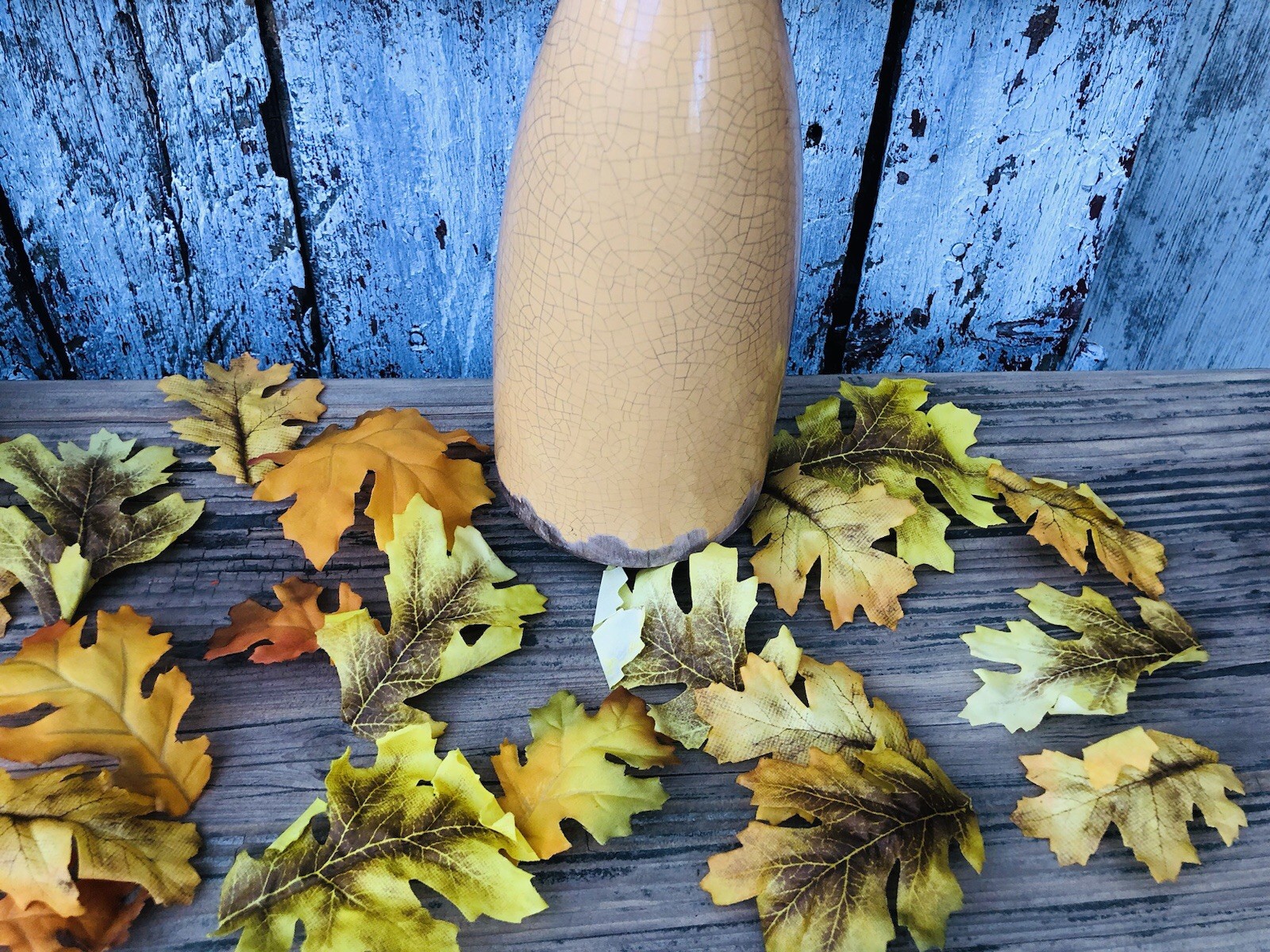 36 Sunny Ridge Oak Fall Leaves Autumn Artificial LOOSE in A BAG Wedding Decor