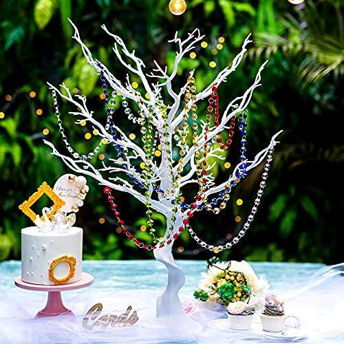NUPTIO Artificial White Tree 30inches Height Wedding Centerpieces for Tables for