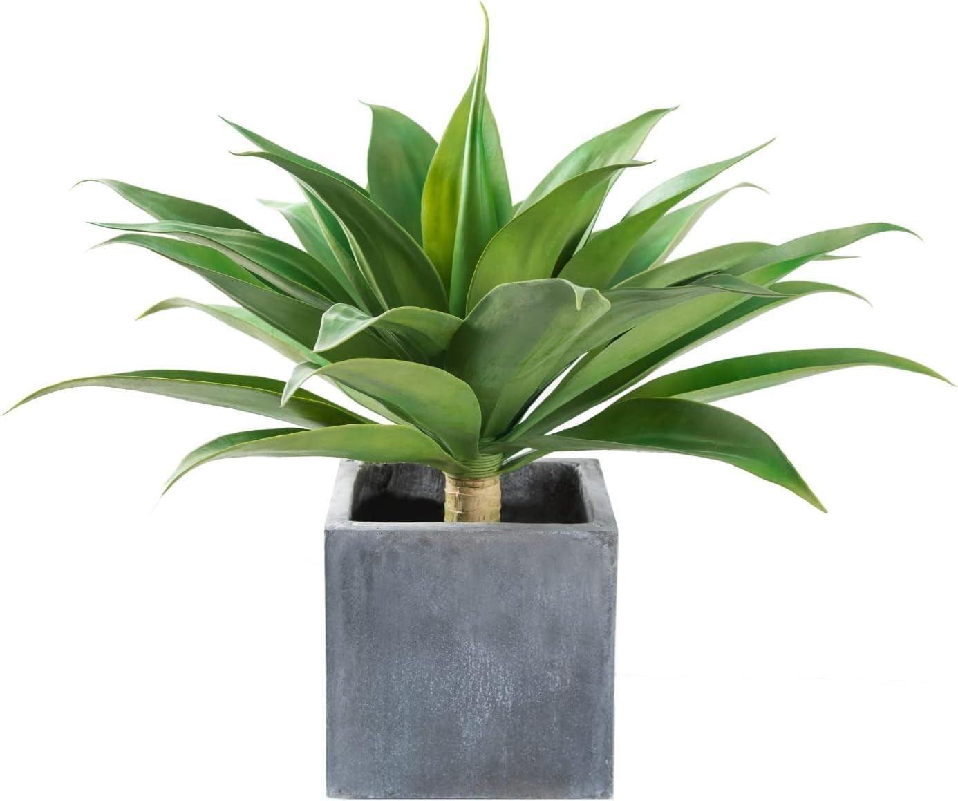 Large UV Resistant Artificial Agave Plant – 28 Inch Indoor/Outdoor Succulent Dec
