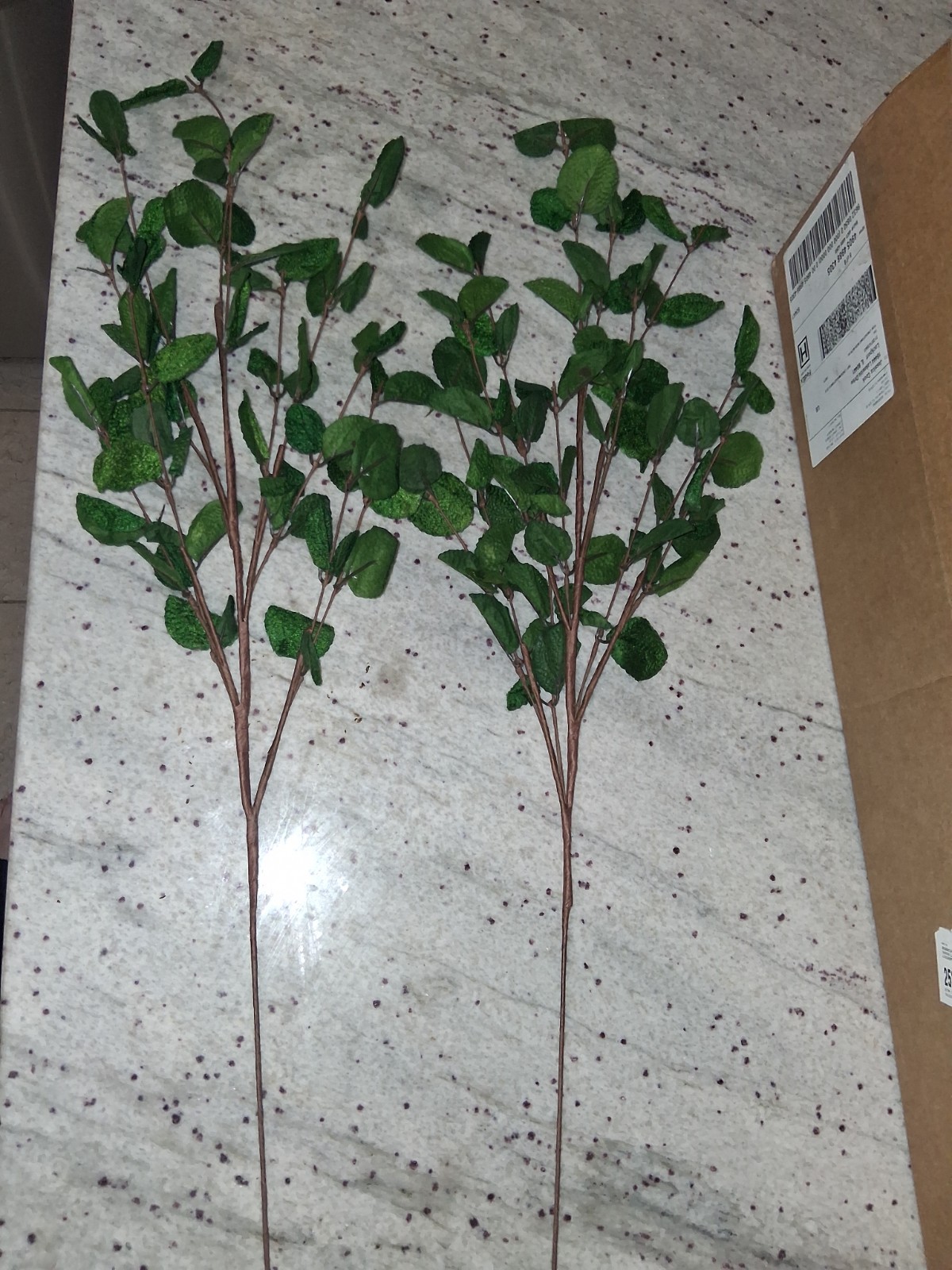 NWOT Bundle Of 31″ Real Touch Deep Green Faux Eucalyptus Stems!!