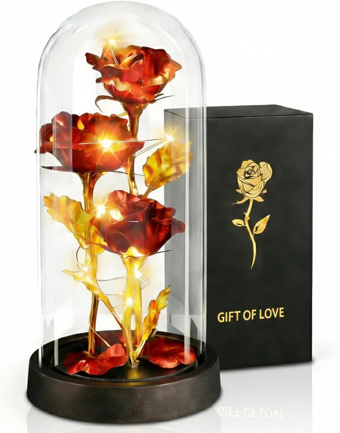 For Mom, Womens Gift, Forever Rose Flower Birthday Gifts for Women Wife Grandma