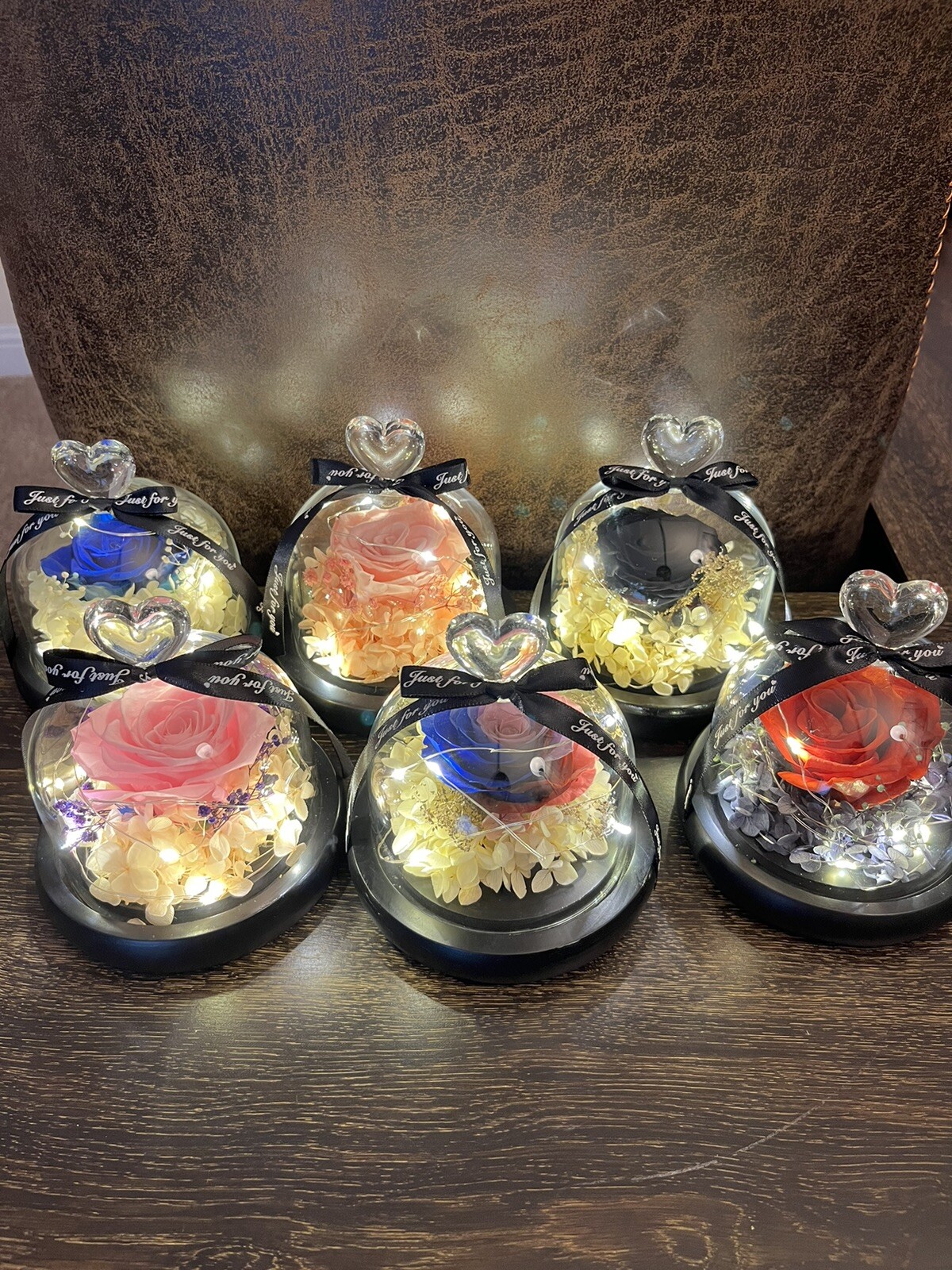 Eternal Rose flower Preserved rose everlasting rose flower gift with Led Light