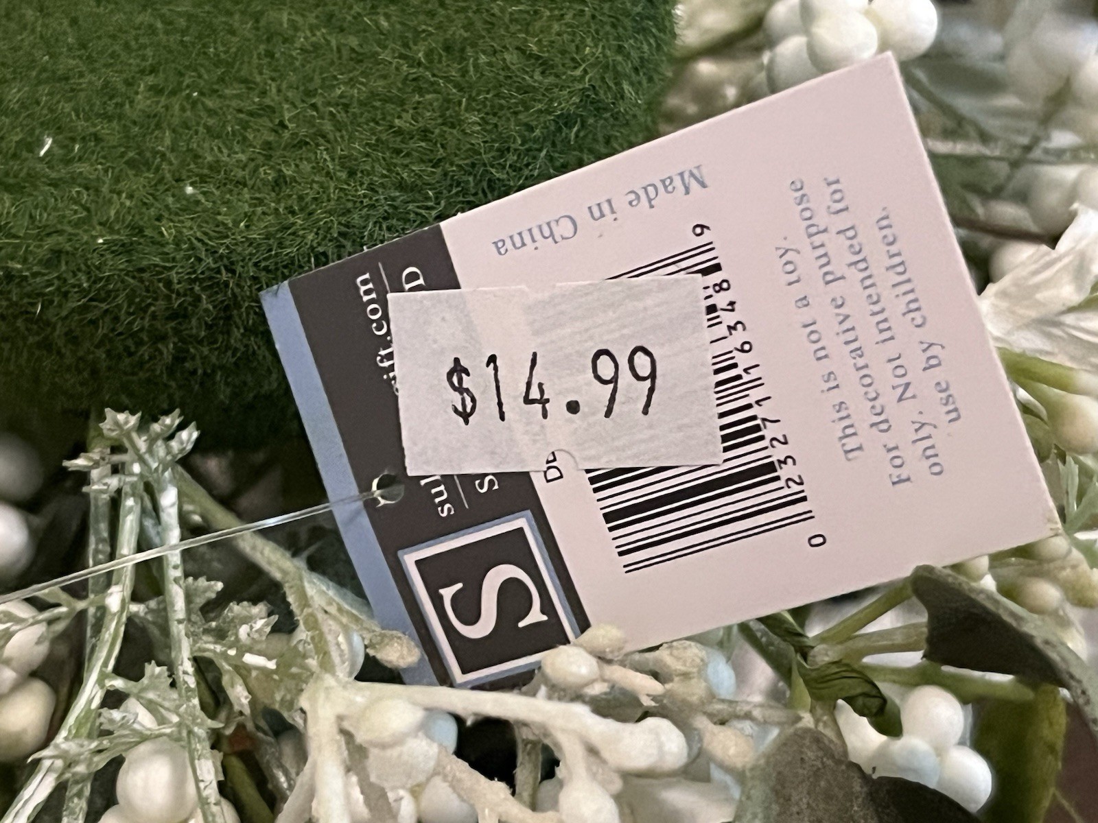 Eucalyptus And Berries Floral Centerpiece Filler White Green Country Farmhouse