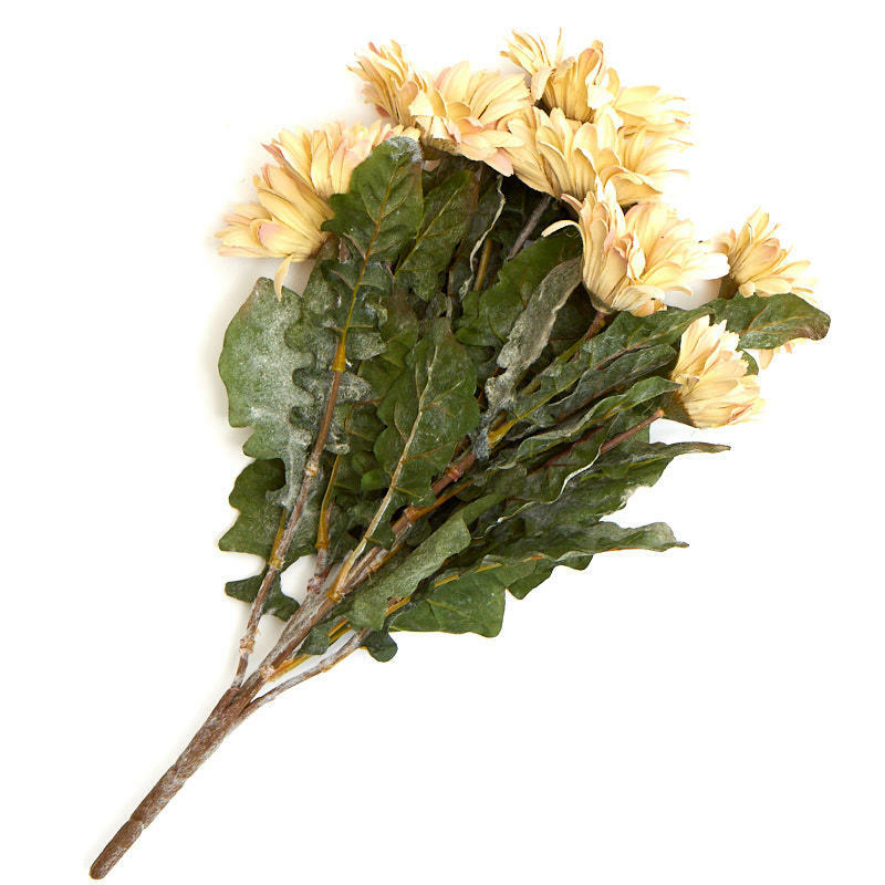 Factory Direct Craft Cream and White Artificial Daisy Bush | 1 Piece