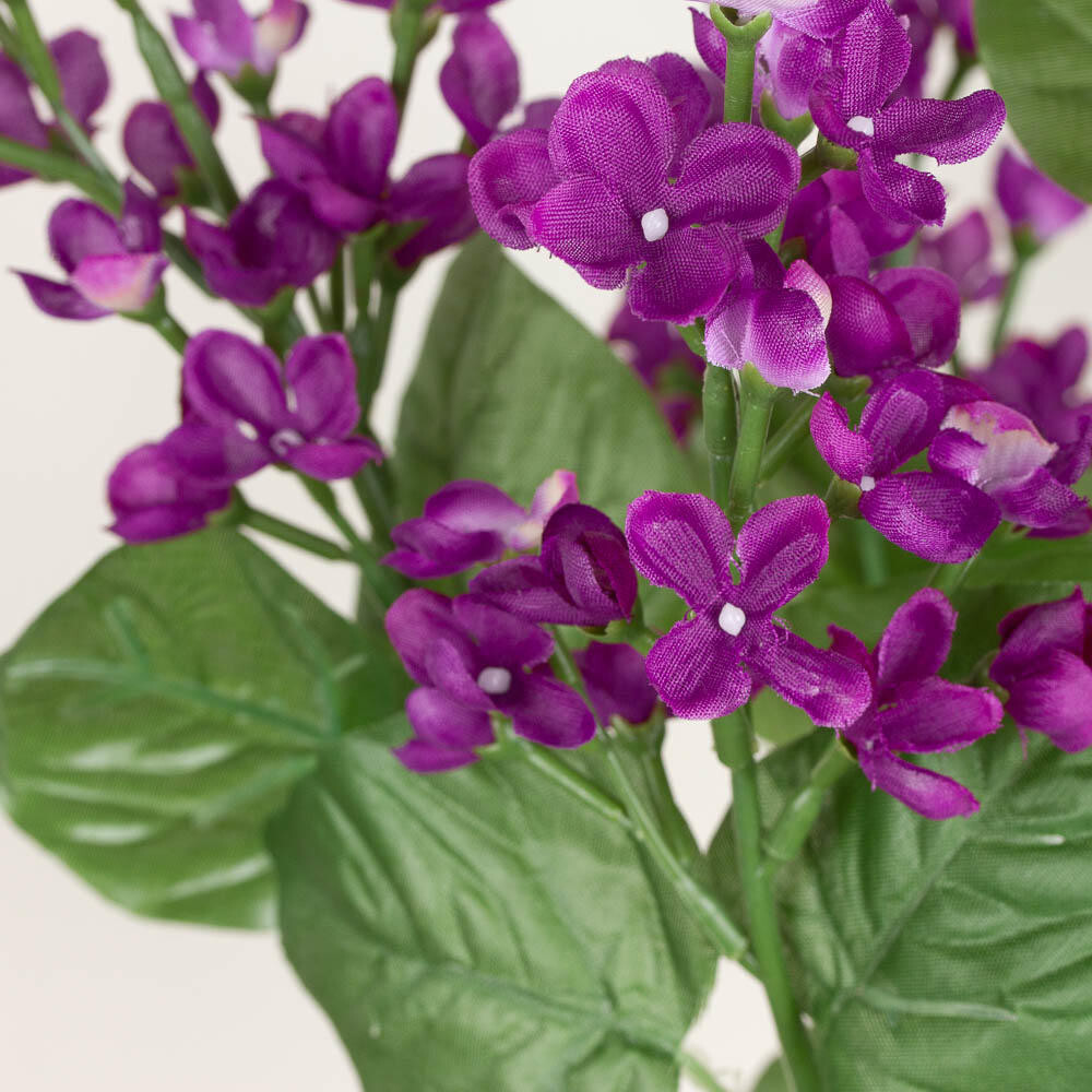 Set of 2 Purple Artificial Lilac Decorative 21″ Floral Bushes