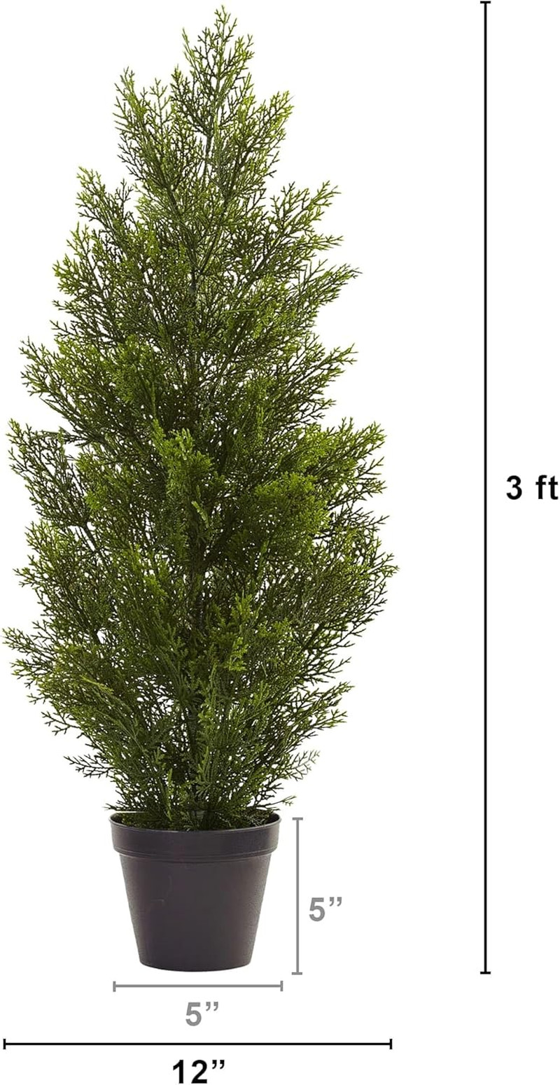 3Ft. Mini Cedar Pine Artificial Tree (Indoor/Outdoor)