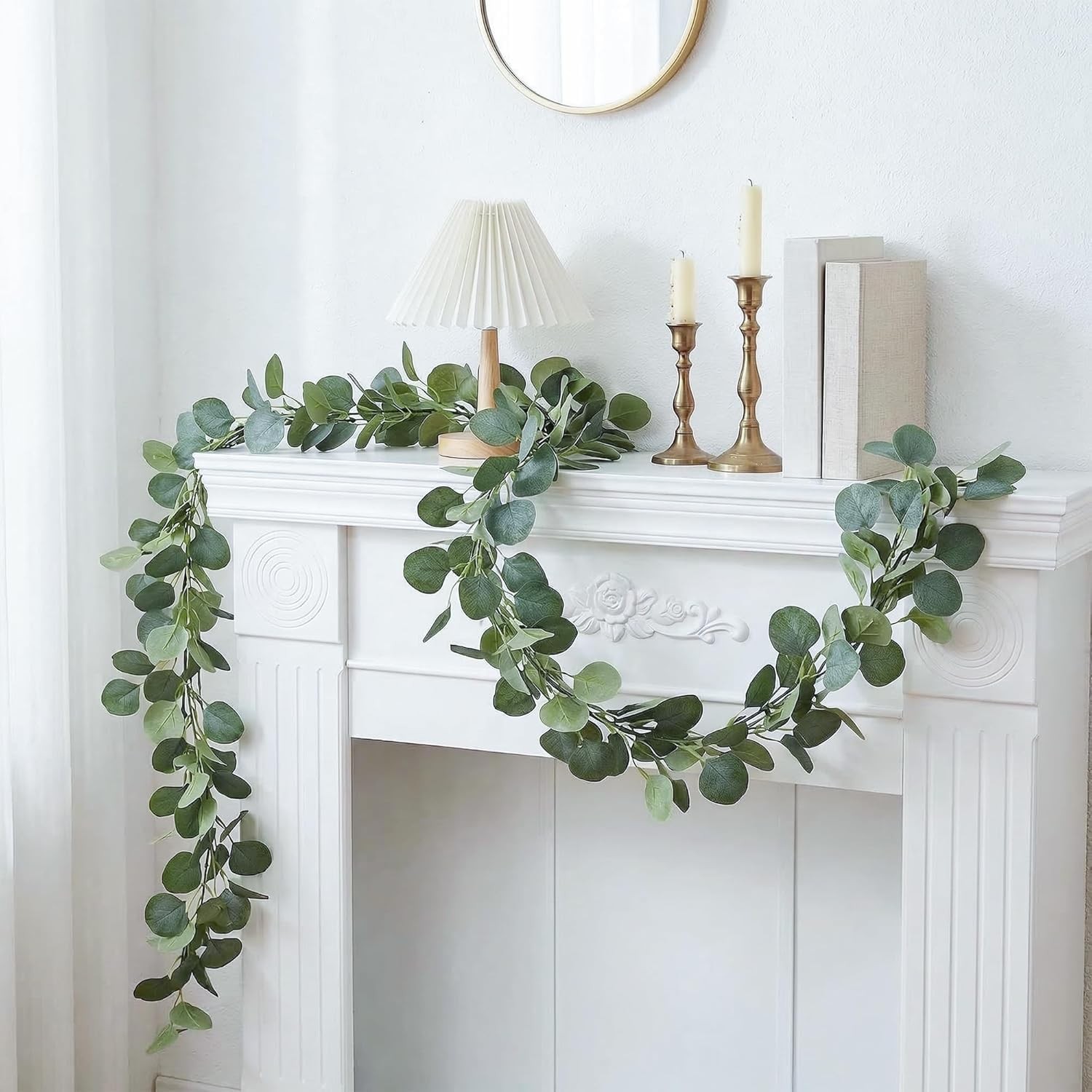 Anyfire 2 Pack 12ft Eucalyptus Garland